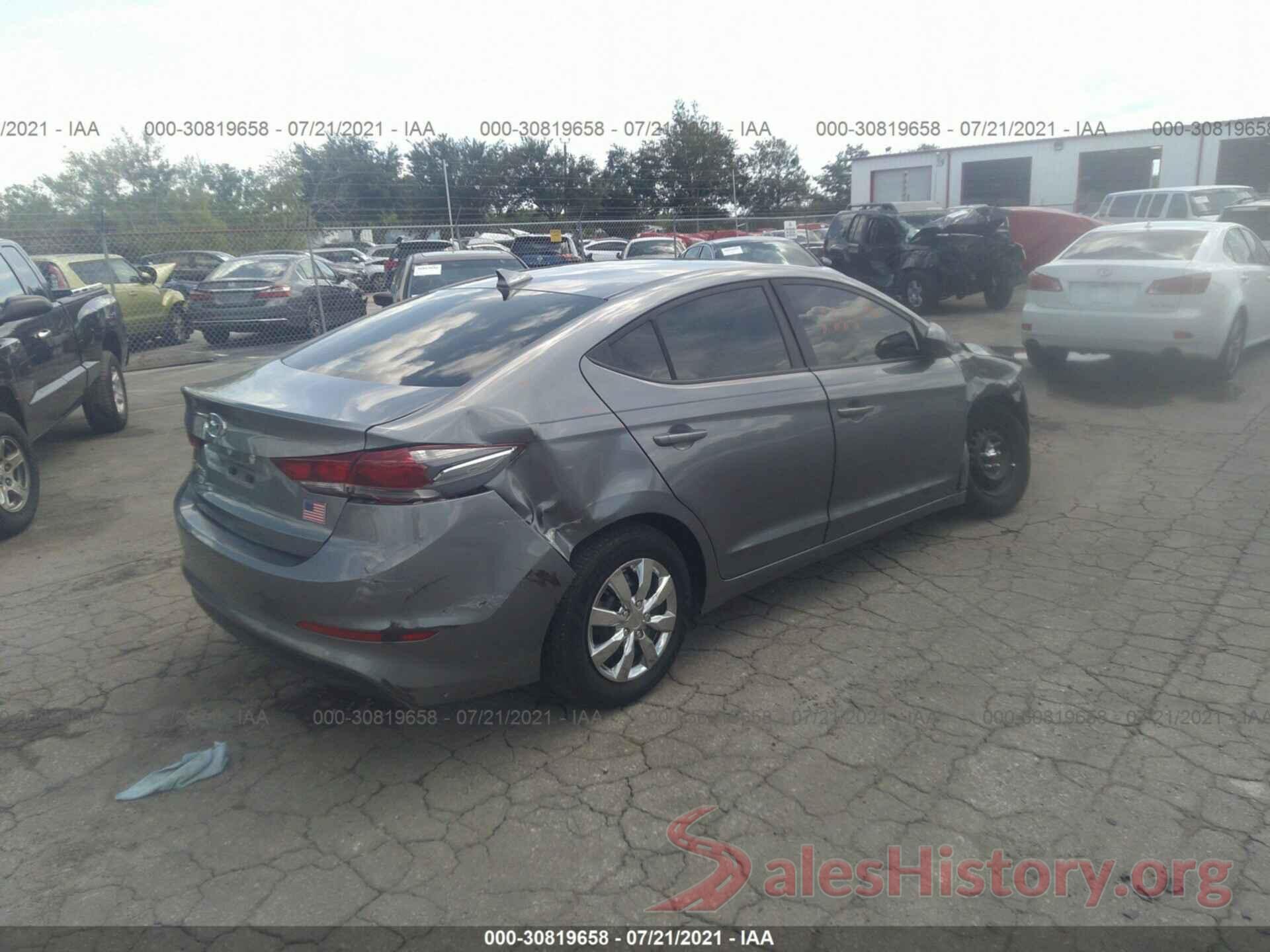 KMHD74LF5HU172917 2017 HYUNDAI ELANTRA