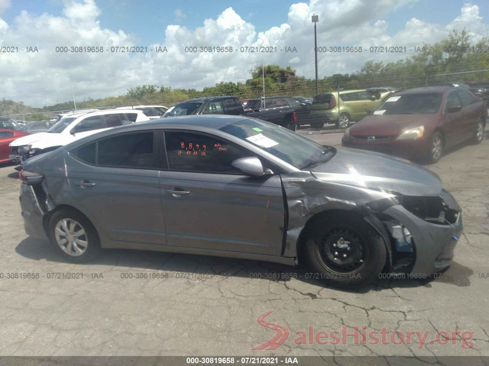 KMHD74LF5HU172917 2017 HYUNDAI ELANTRA