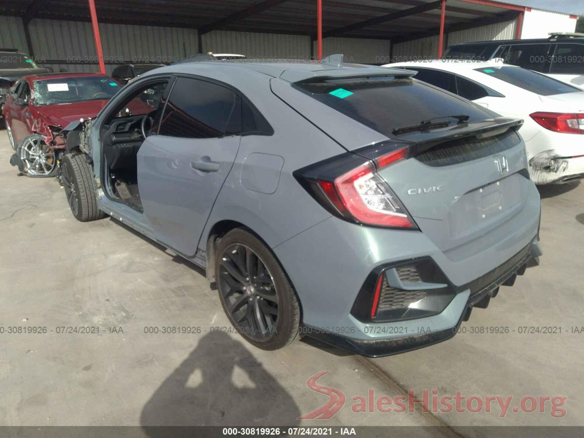 SHHFK7H44LU201229 2020 HONDA CIVIC HATCHBACK