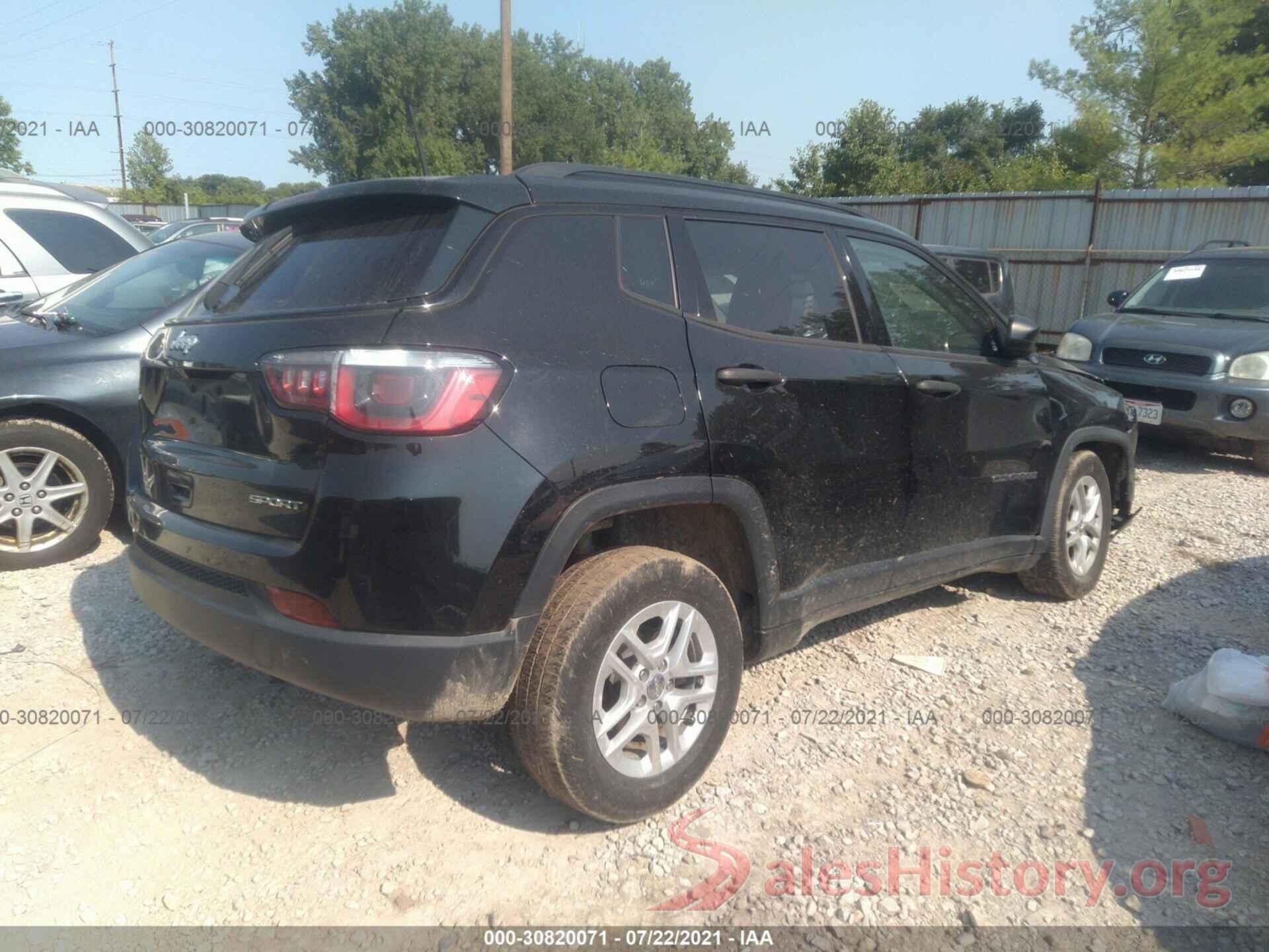 3C4NJCAB8JT254838 2018 JEEP COMPASS