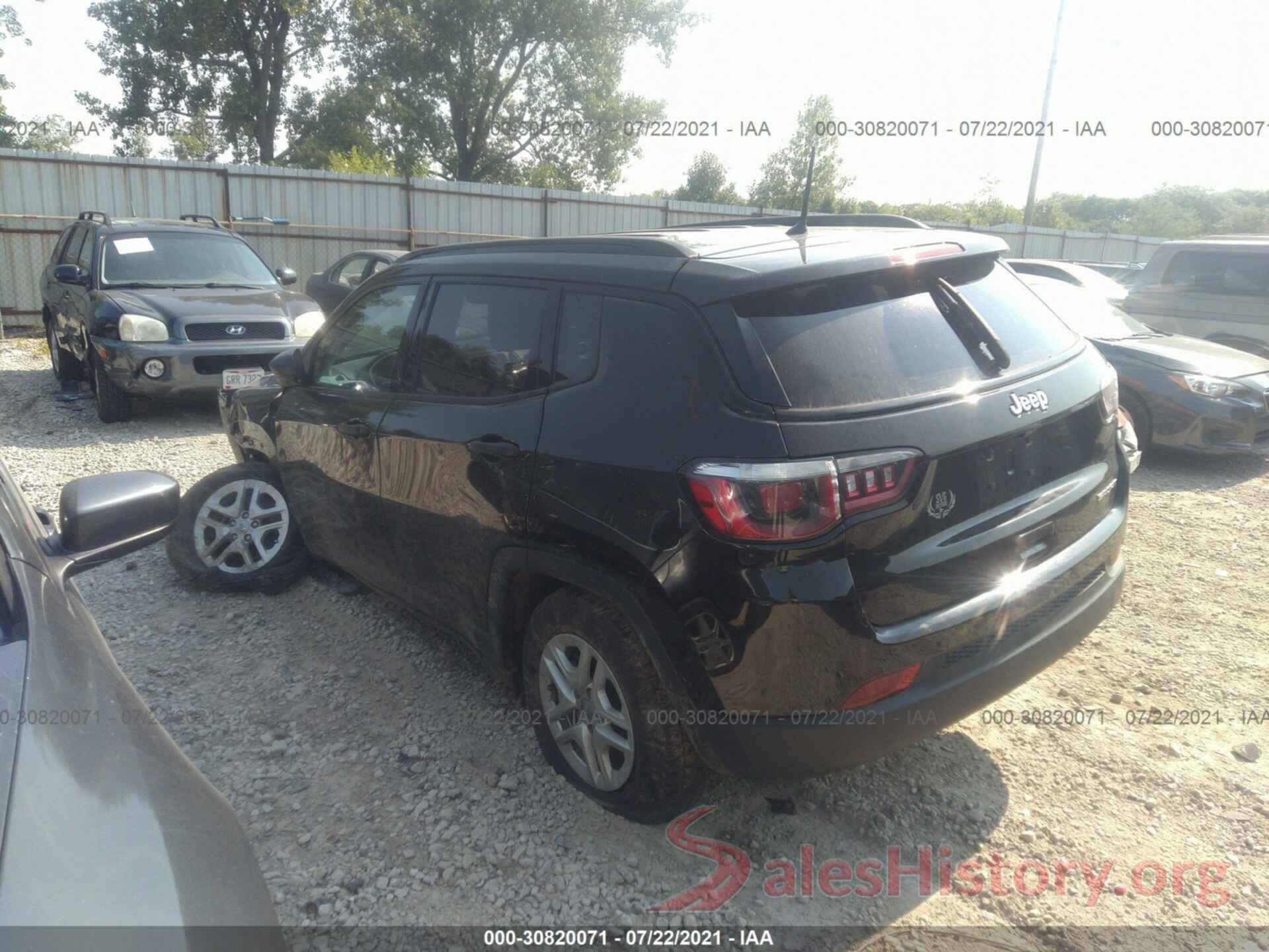 3C4NJCAB8JT254838 2018 JEEP COMPASS