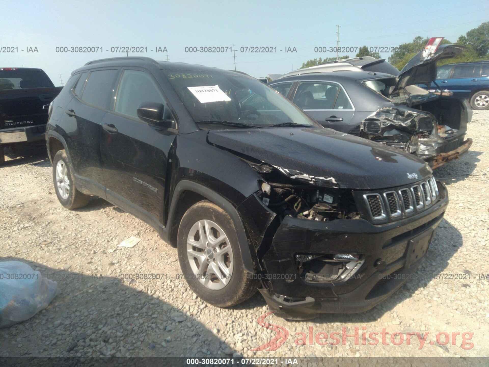 3C4NJCAB8JT254838 2018 JEEP COMPASS