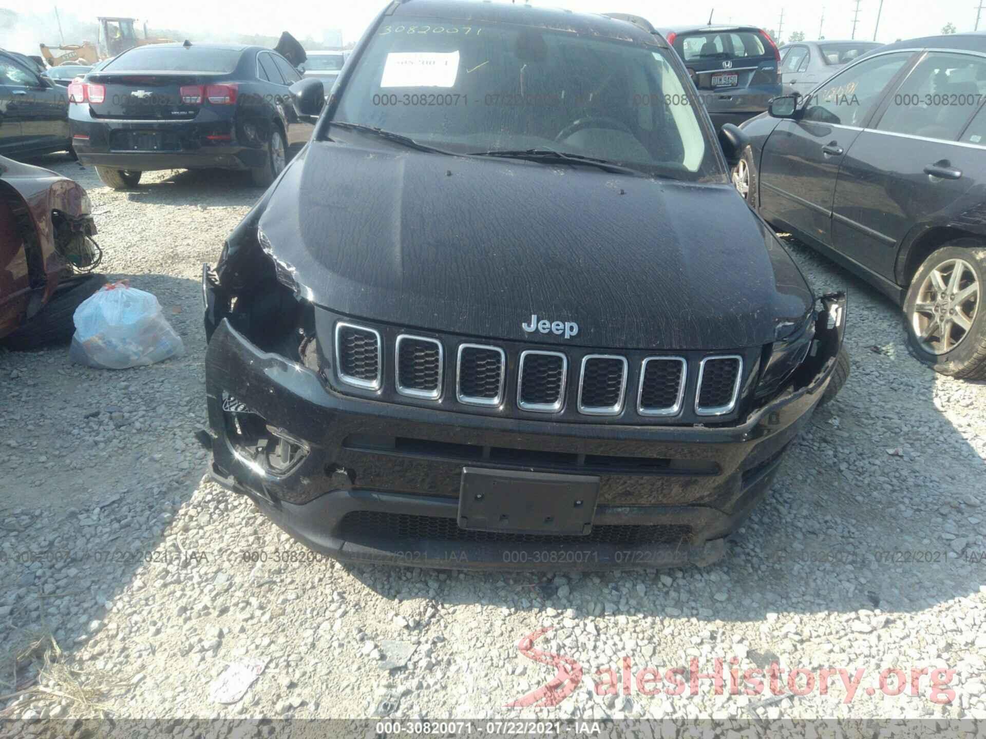 3C4NJCAB8JT254838 2018 JEEP COMPASS