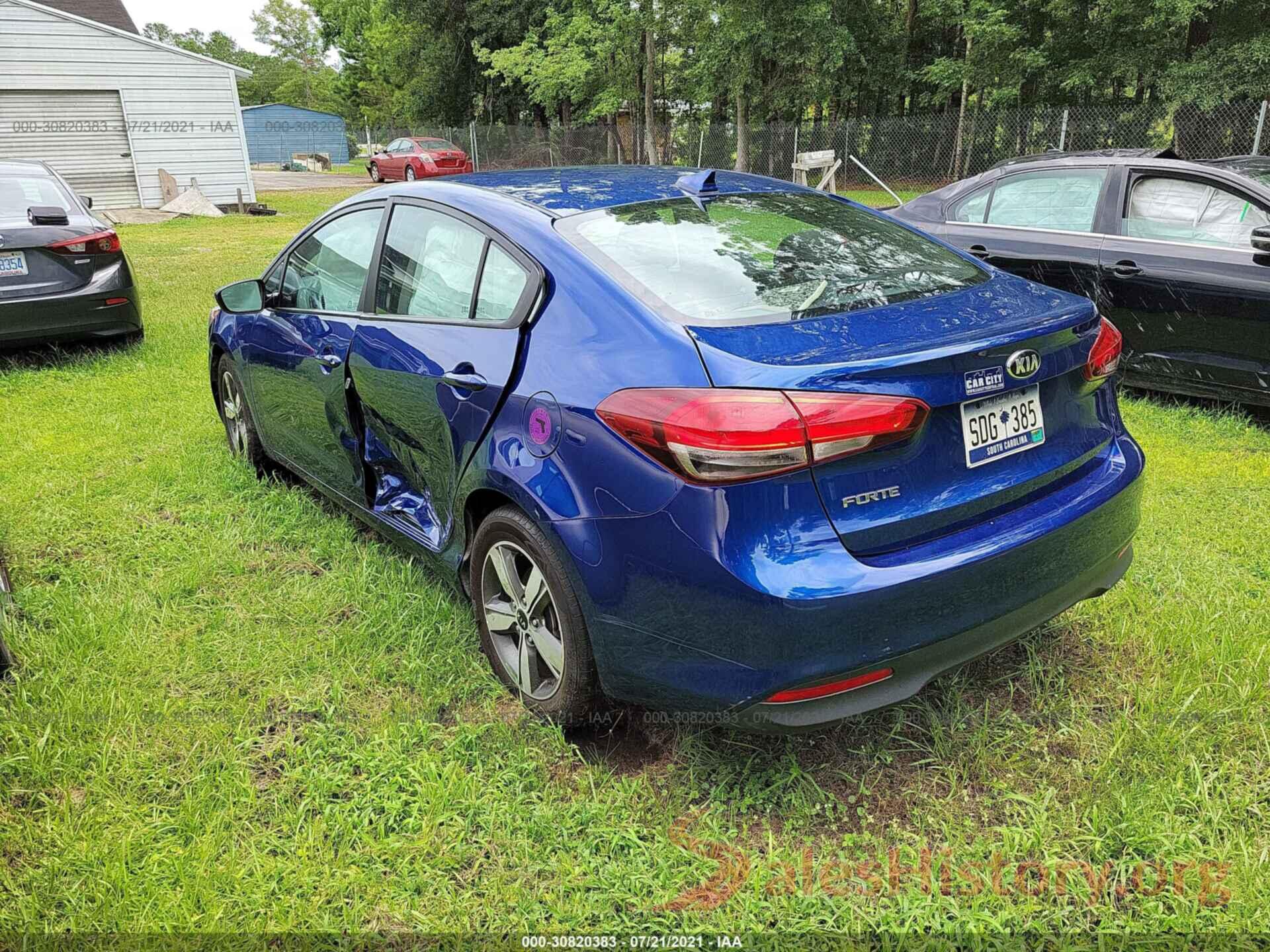 3KPFL4A72JE250949 2018 KIA FORTE