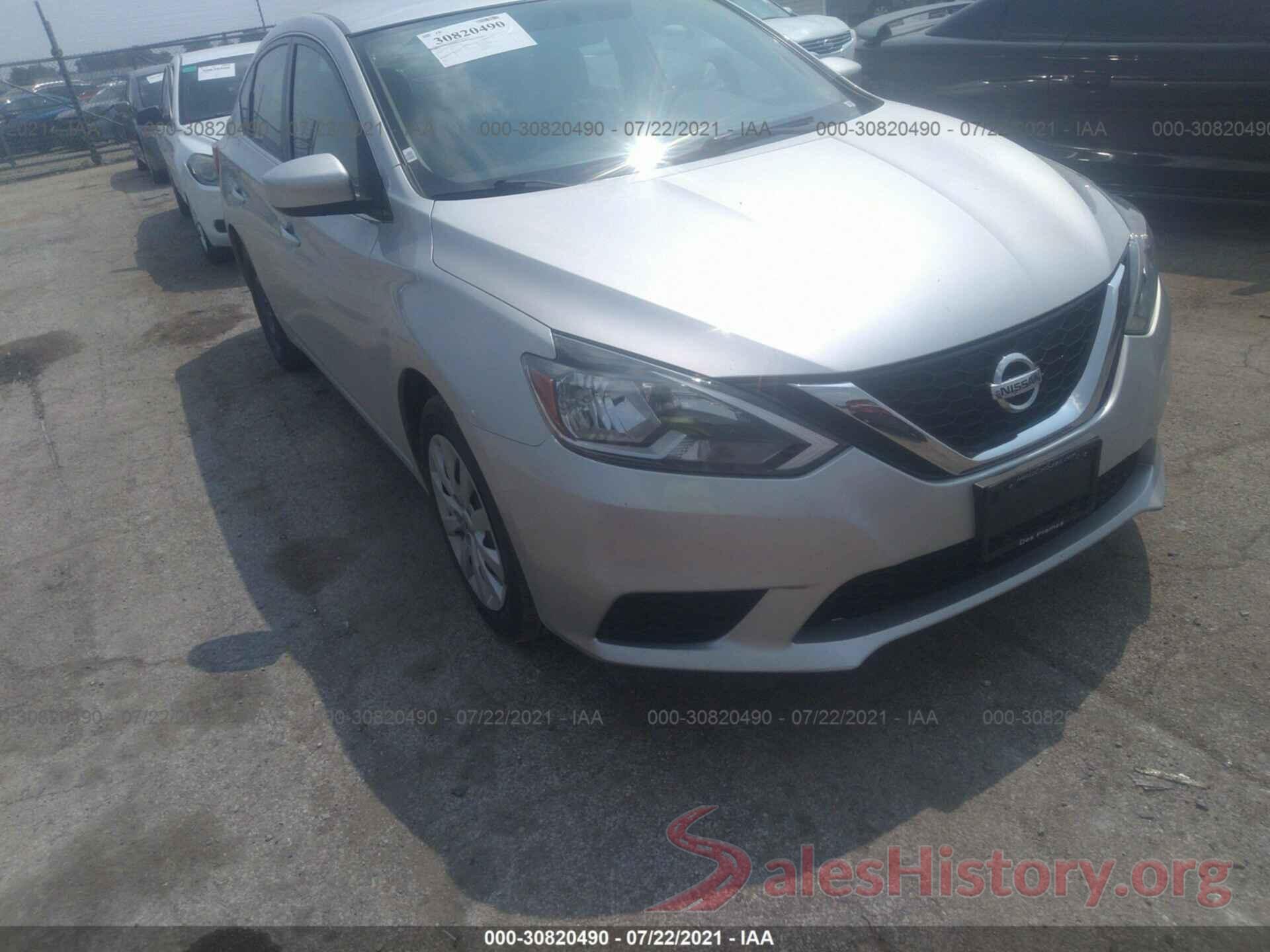 3N1AB7AP9GY218220 2016 NISSAN SENTRA