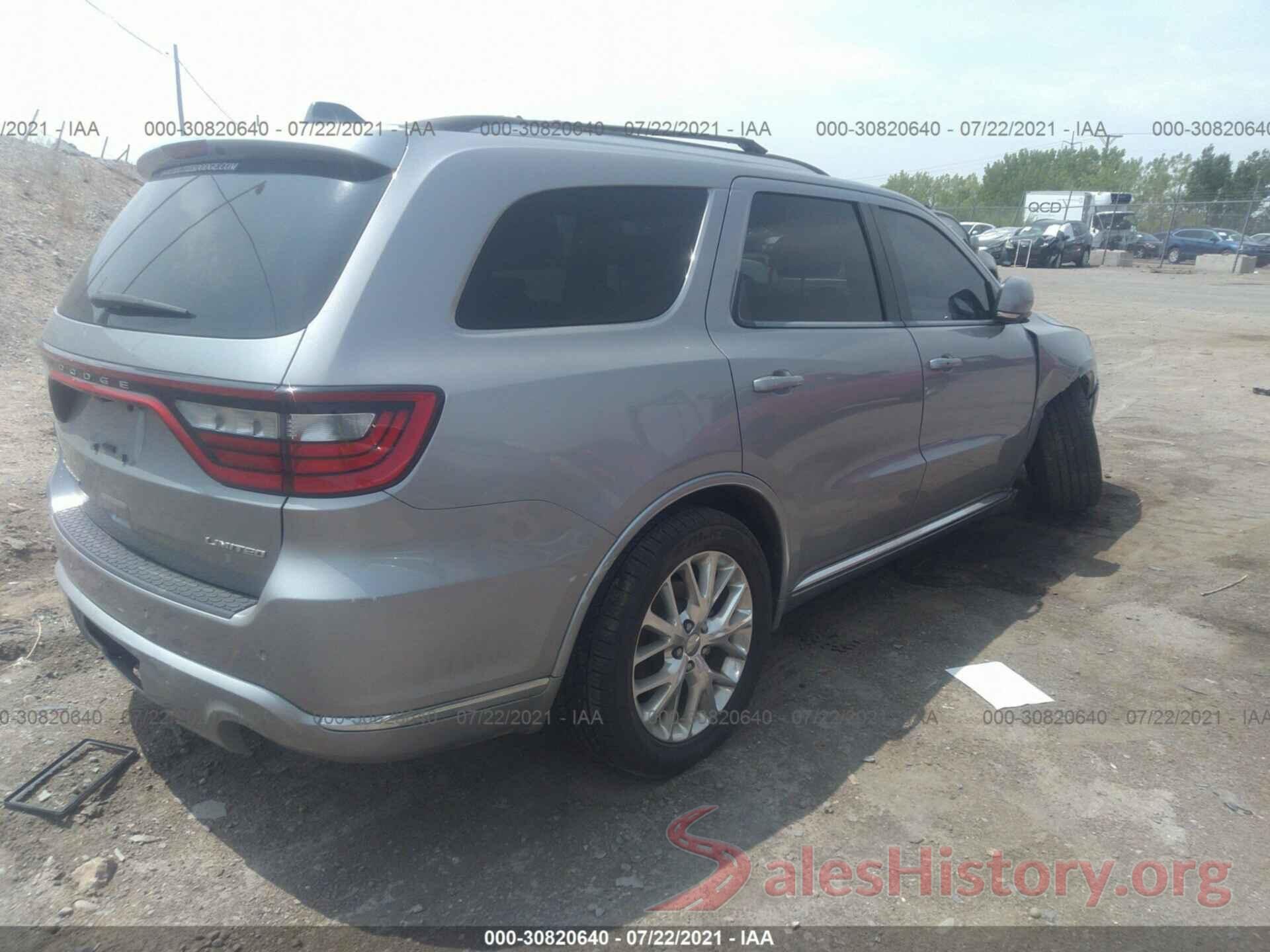 1C4RDHDG6GC475212 2016 DODGE DURANGO