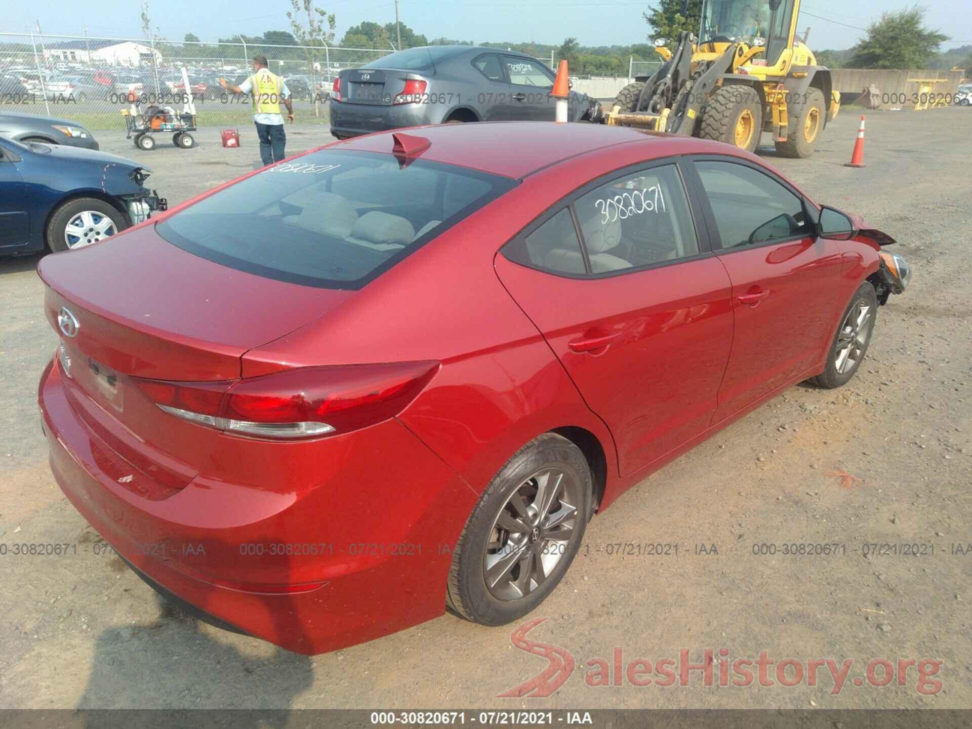 5NPD84LF0JH394282 2018 HYUNDAI ELANTRA