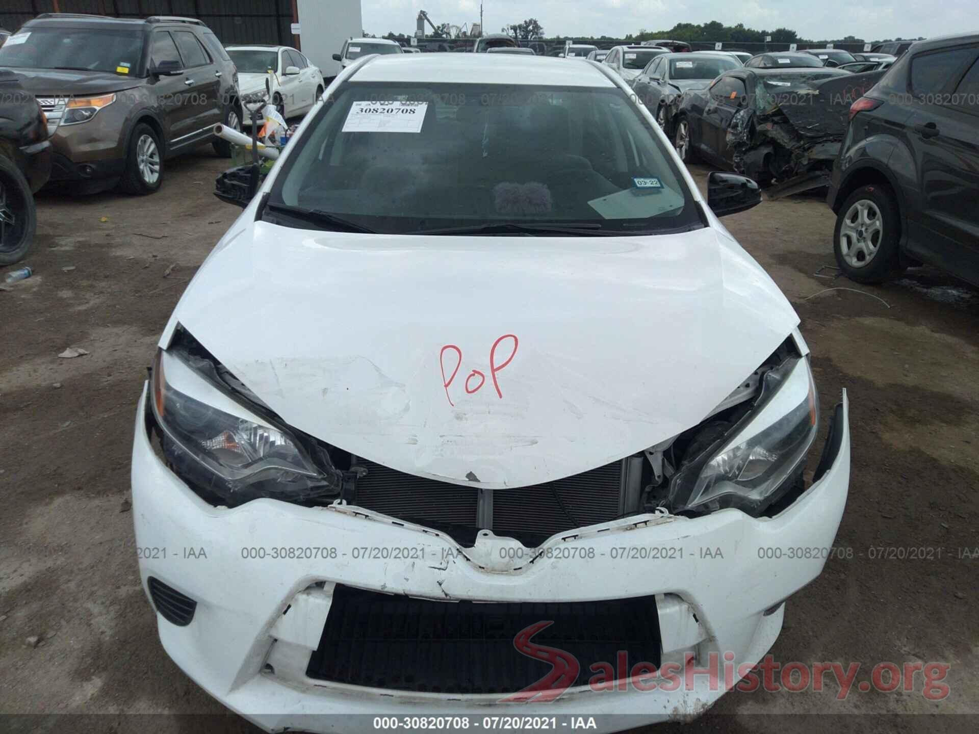 5YFBURHE9GP554882 2016 TOYOTA COROLLA