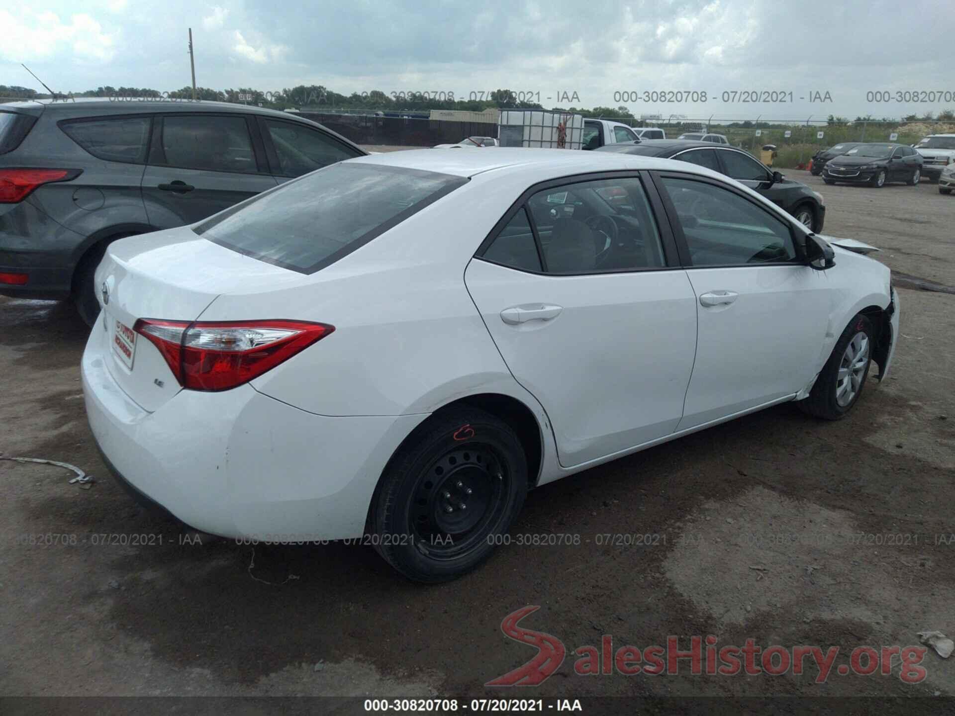 5YFBURHE9GP554882 2016 TOYOTA COROLLA