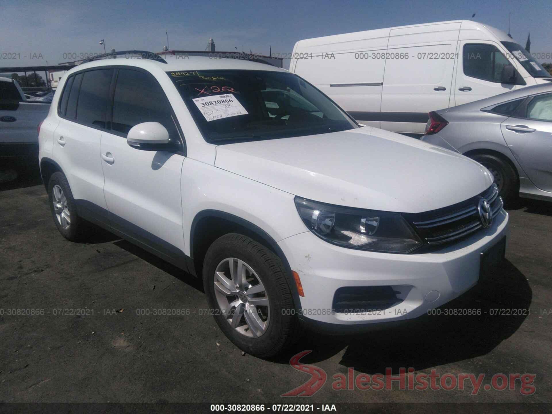 WVGAV7AX7HW500655 2017 VOLKSWAGEN TIGUAN