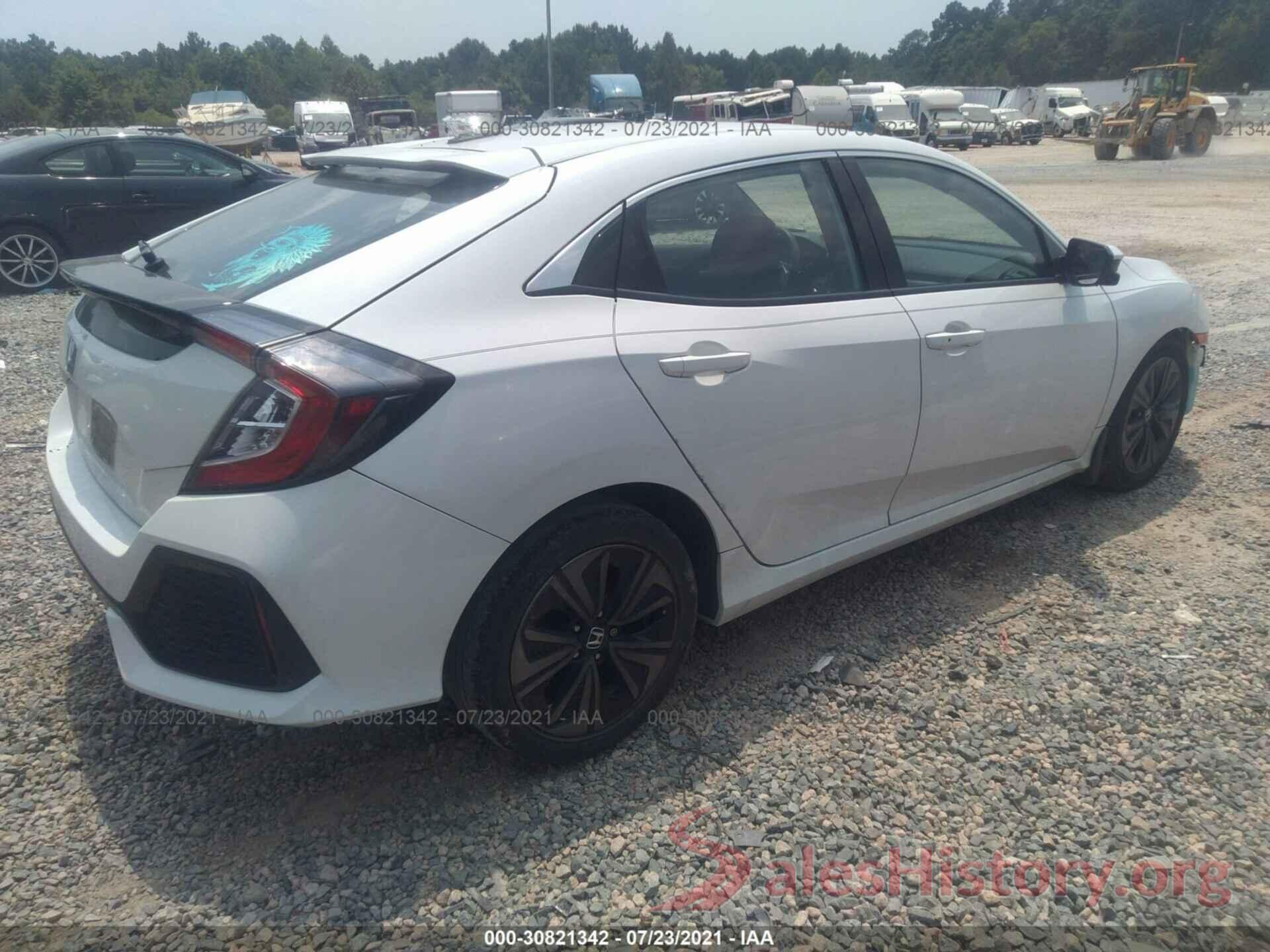 SHHFK7H67HU230250 2017 HONDA CIVIC HATCHBACK