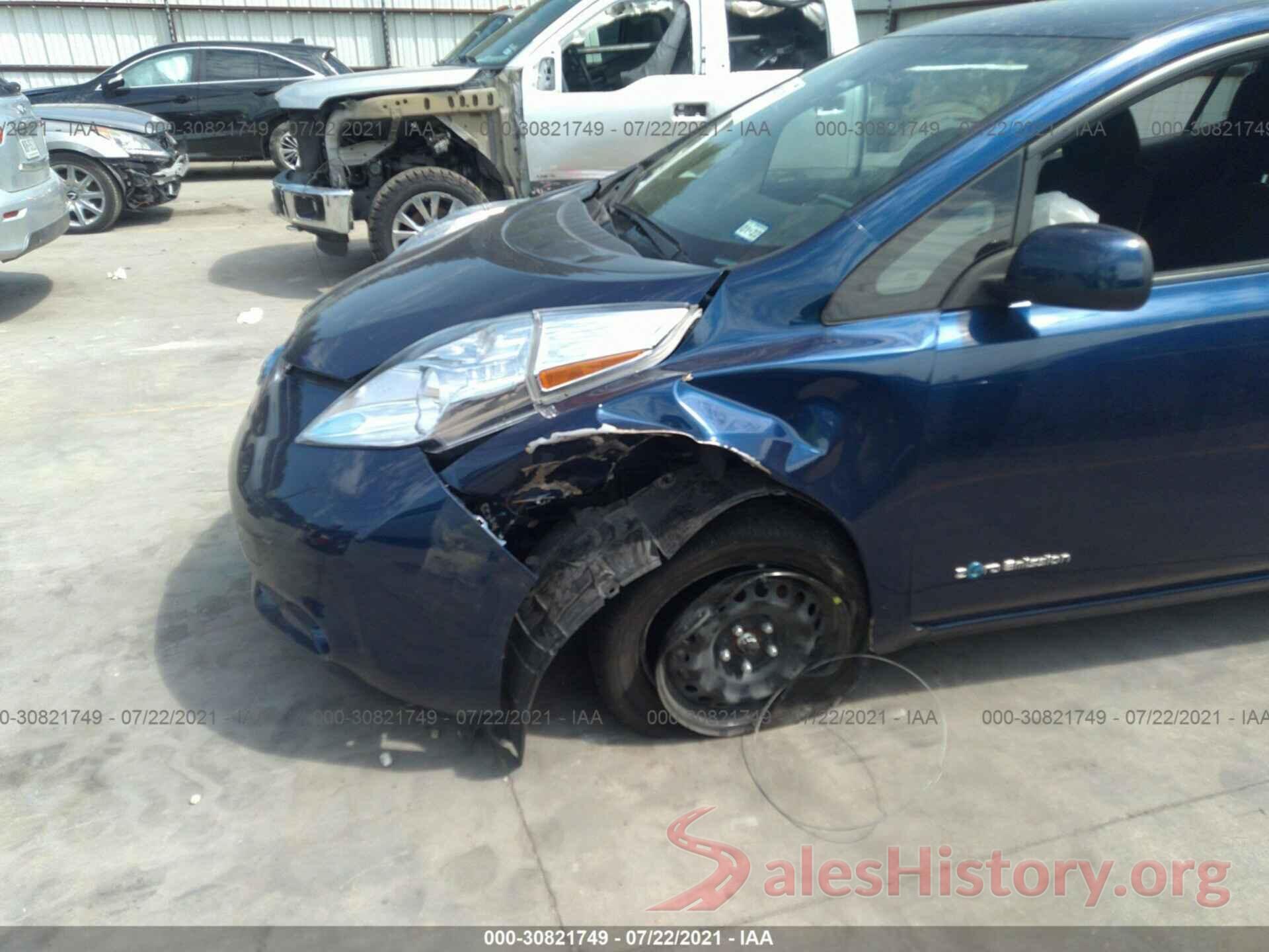 1N4AZ0CP3GC309267 2016 NISSAN LEAF