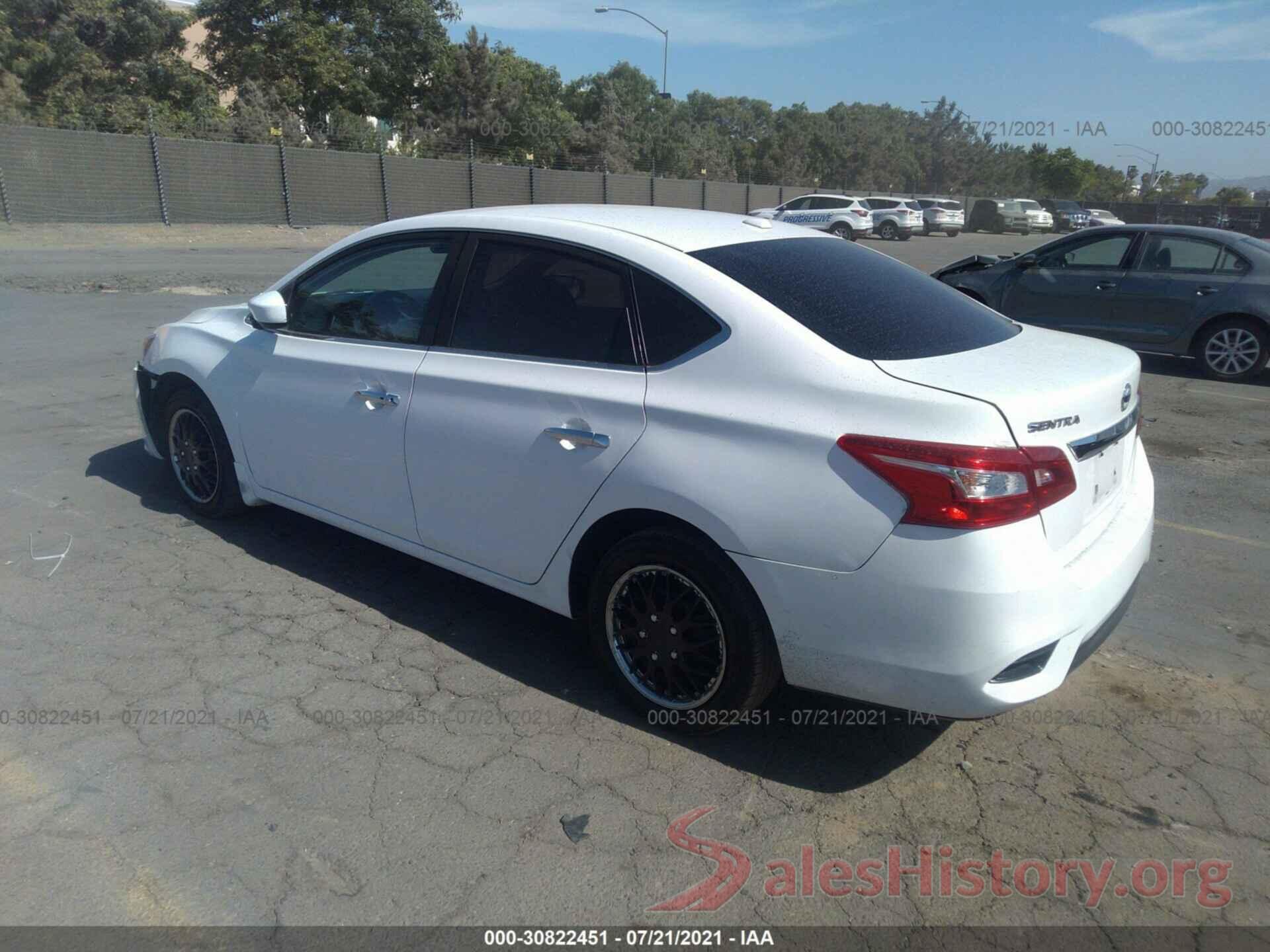 3N1AB7AP5GL670503 2016 NISSAN SENTRA