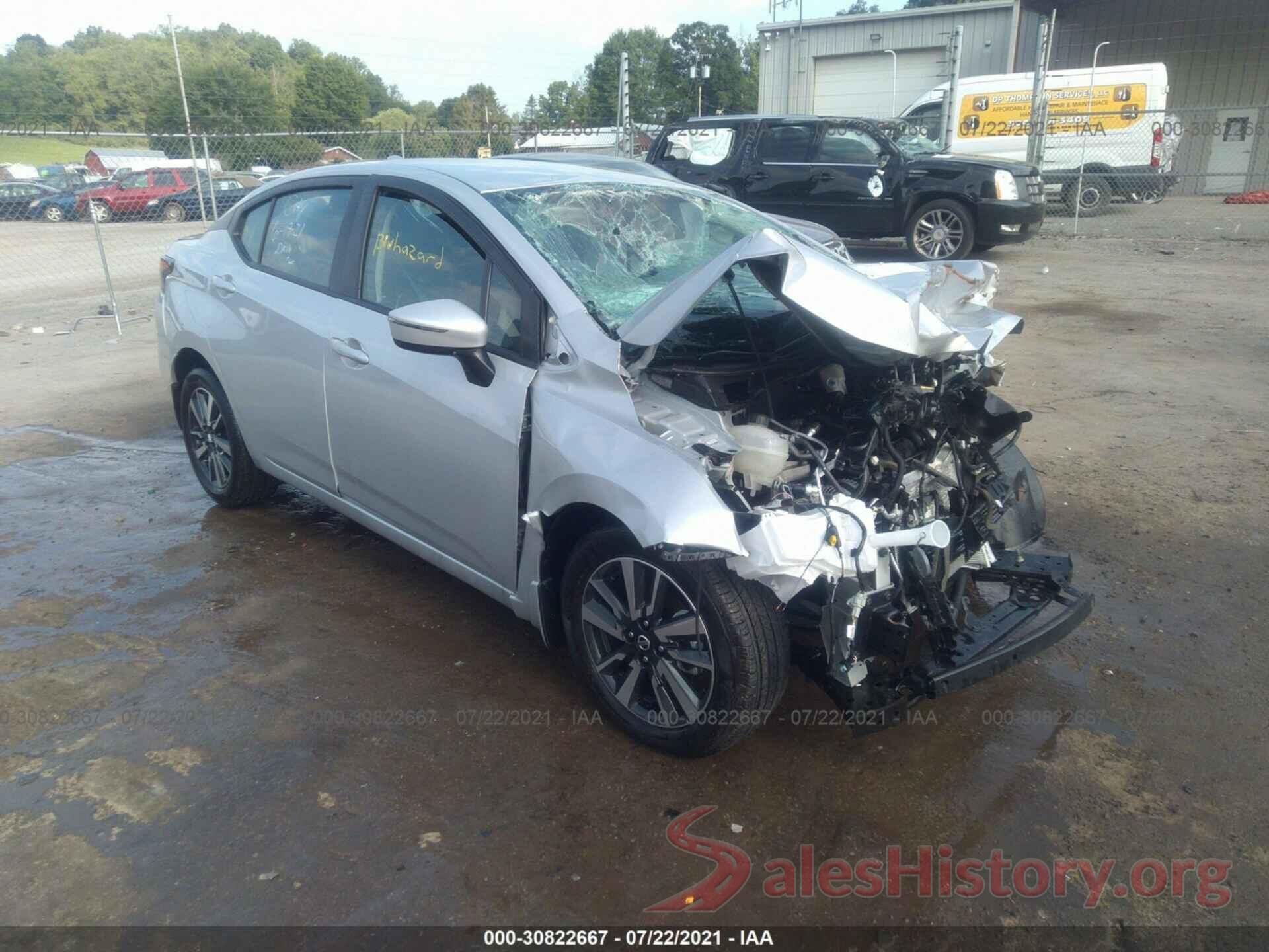 3N1CN8EV6ML837848 2021 NISSAN VERSA