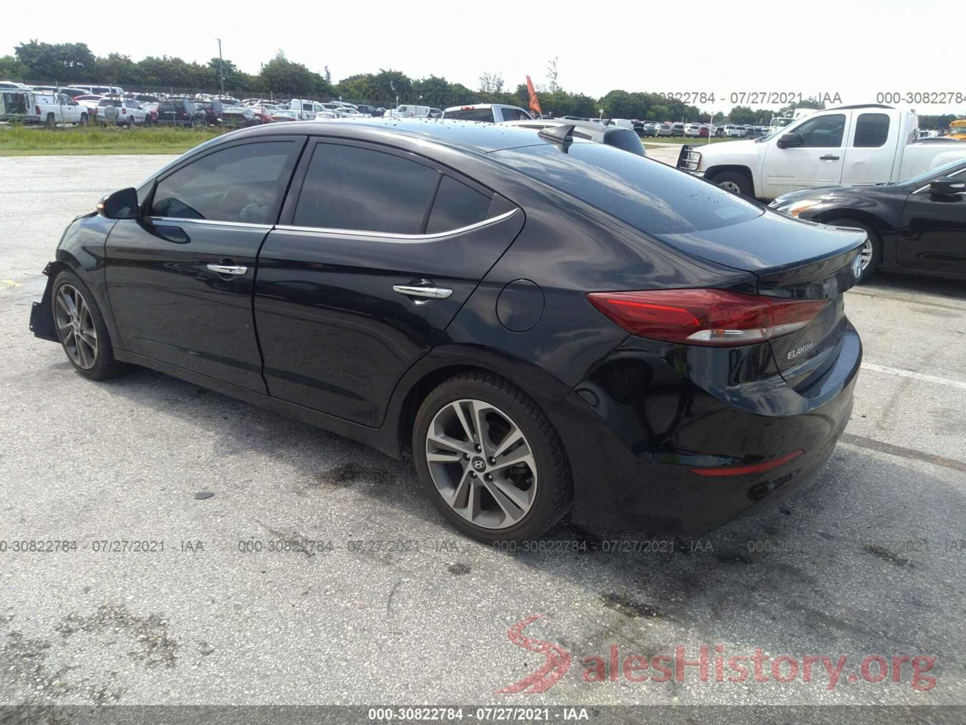 5NPD84LF9HH014592 2017 HYUNDAI ELANTRA