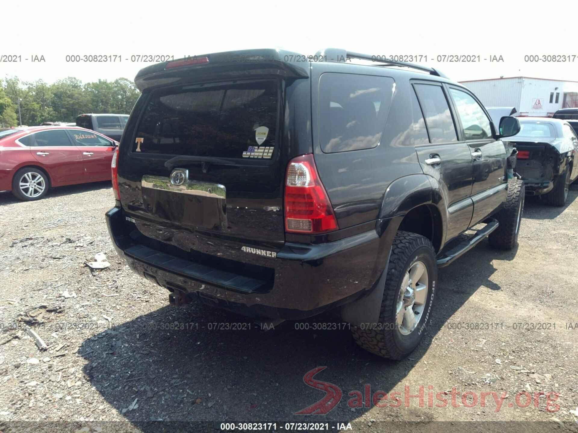 JTEBU14R270124465 2007 TOYOTA 4RUNNER