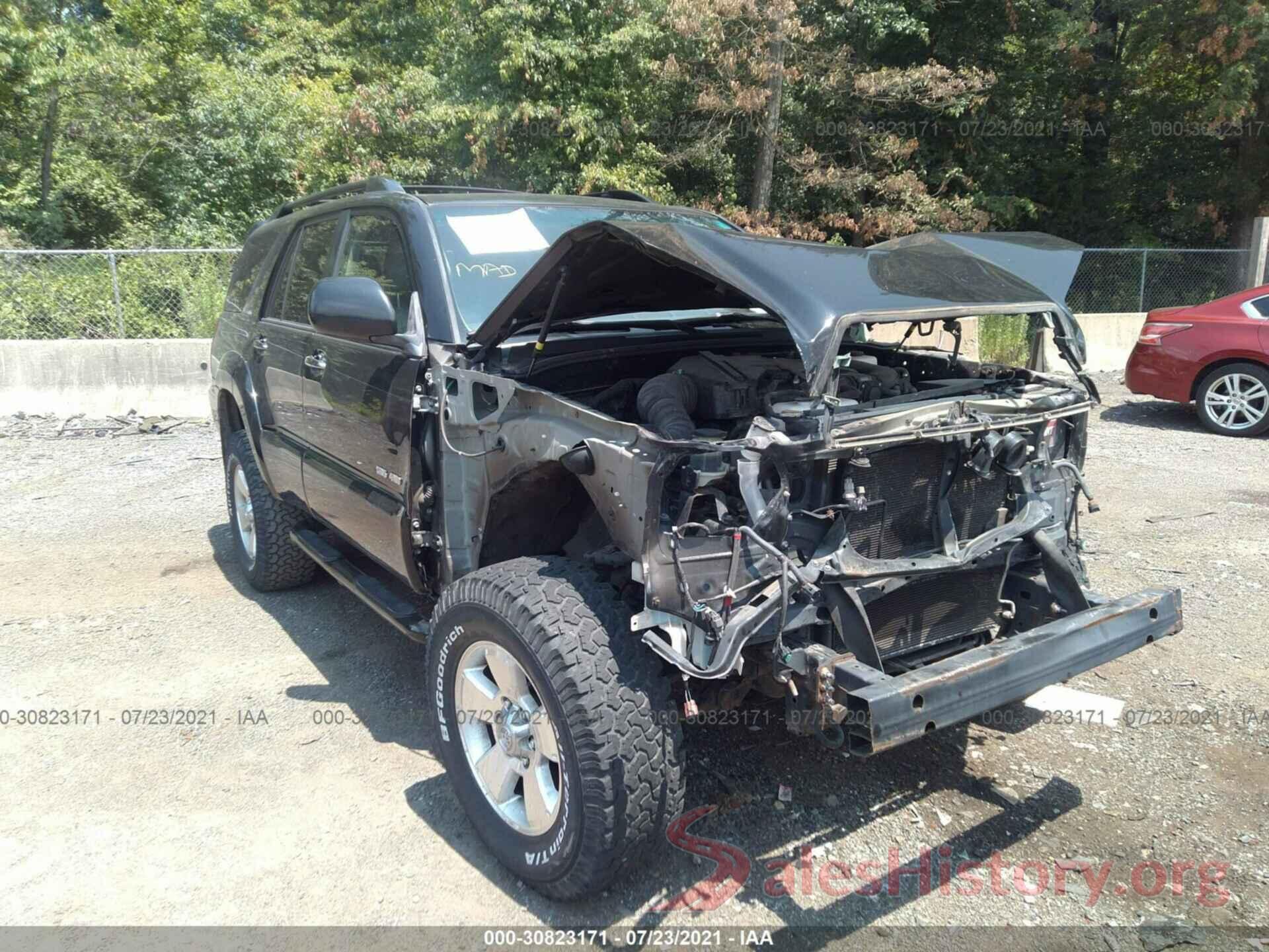 JTEBU14R270124465 2007 TOYOTA 4RUNNER