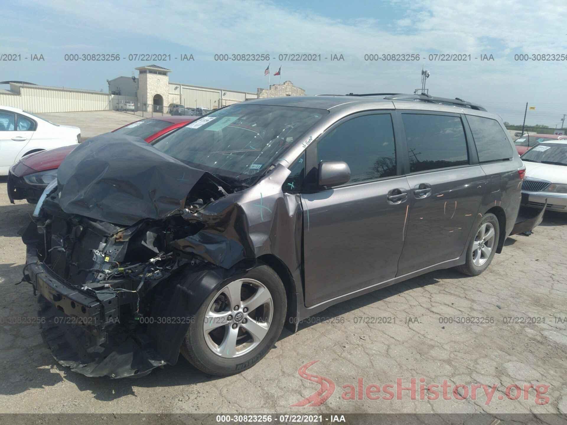 5TDKZ3DC2LS022829 2020 TOYOTA SIENNA