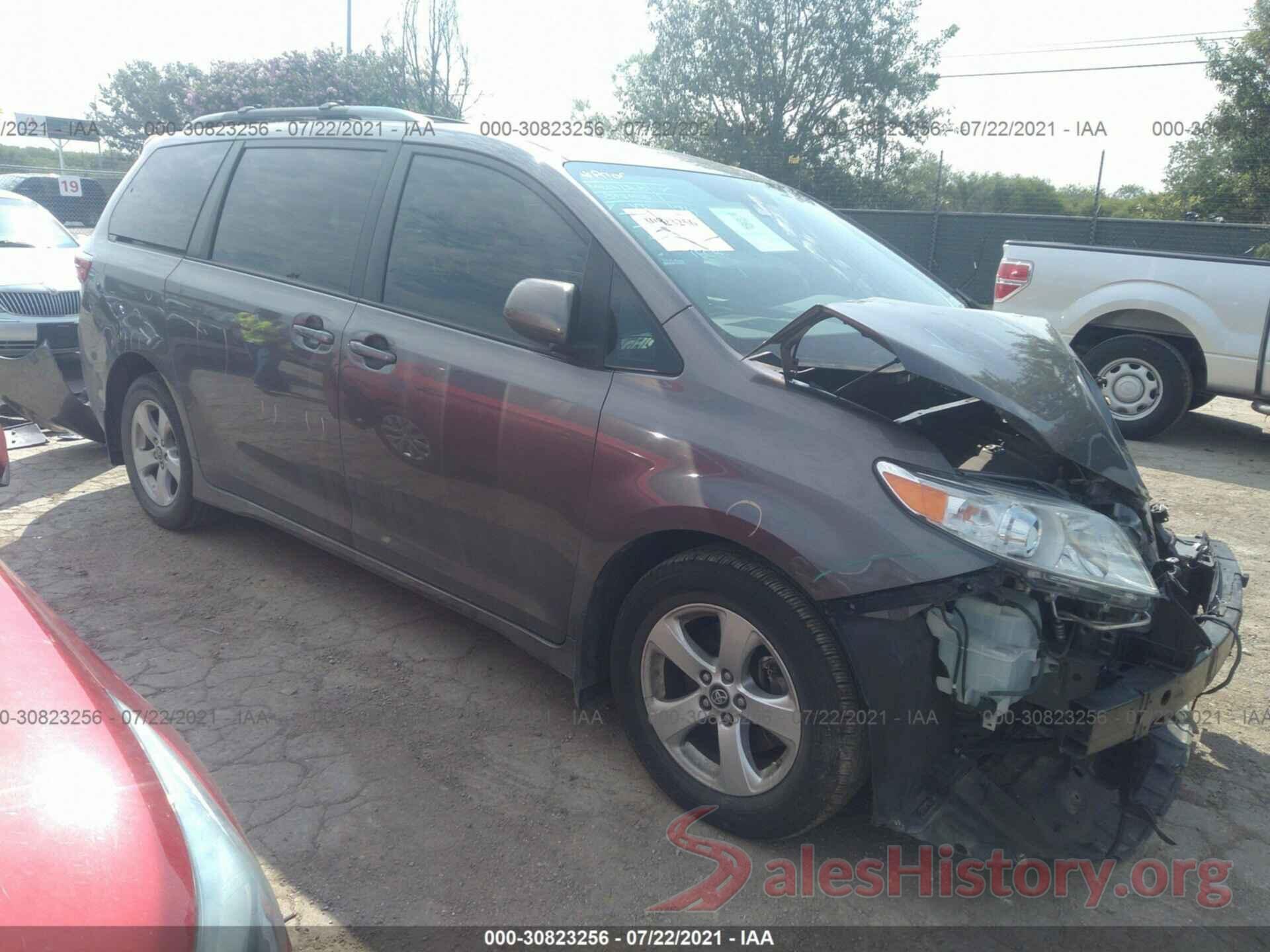 5TDKZ3DC2LS022829 2020 TOYOTA SIENNA