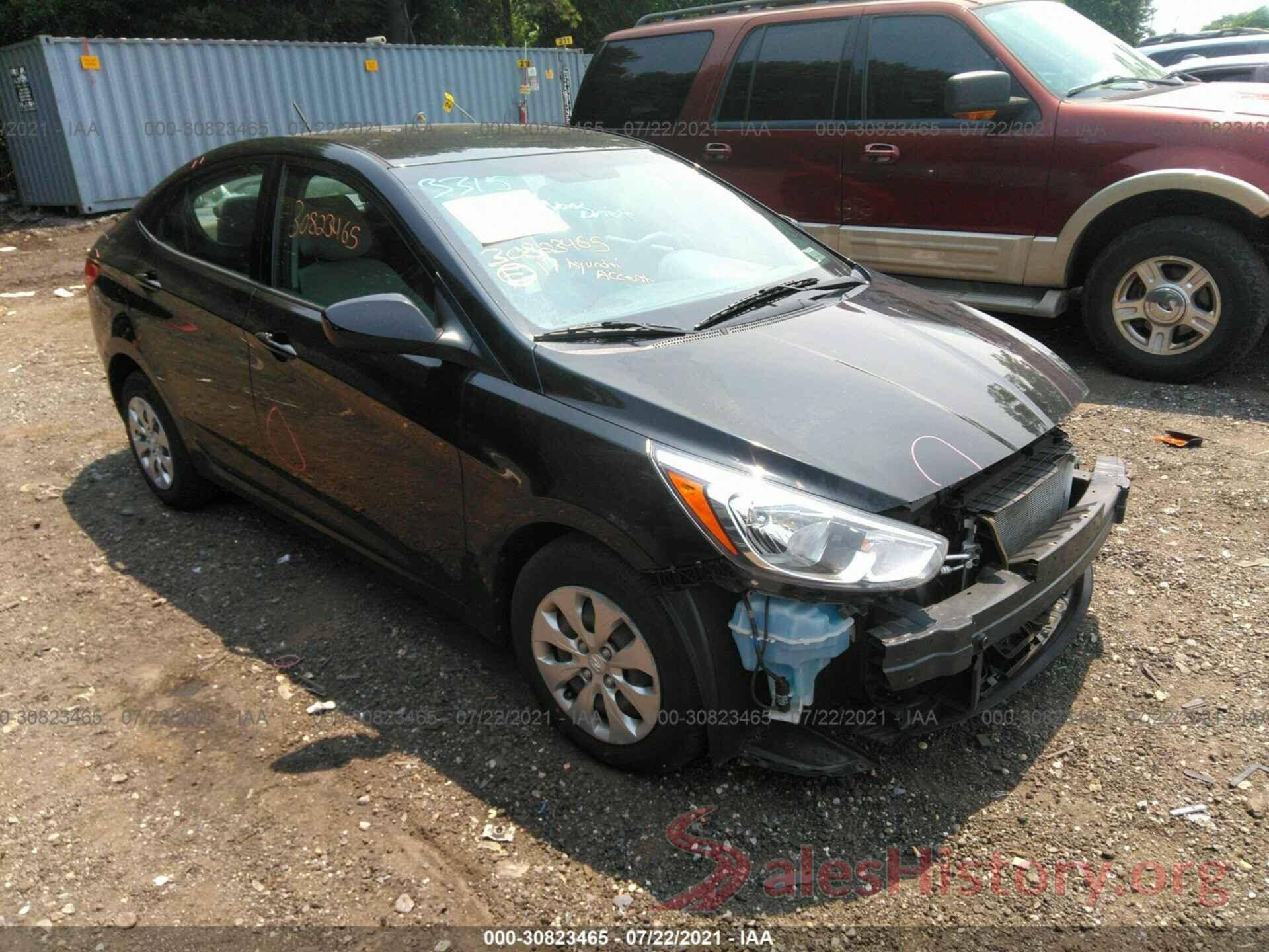 KMHCT4AEXHU342867 2017 HYUNDAI ACCENT