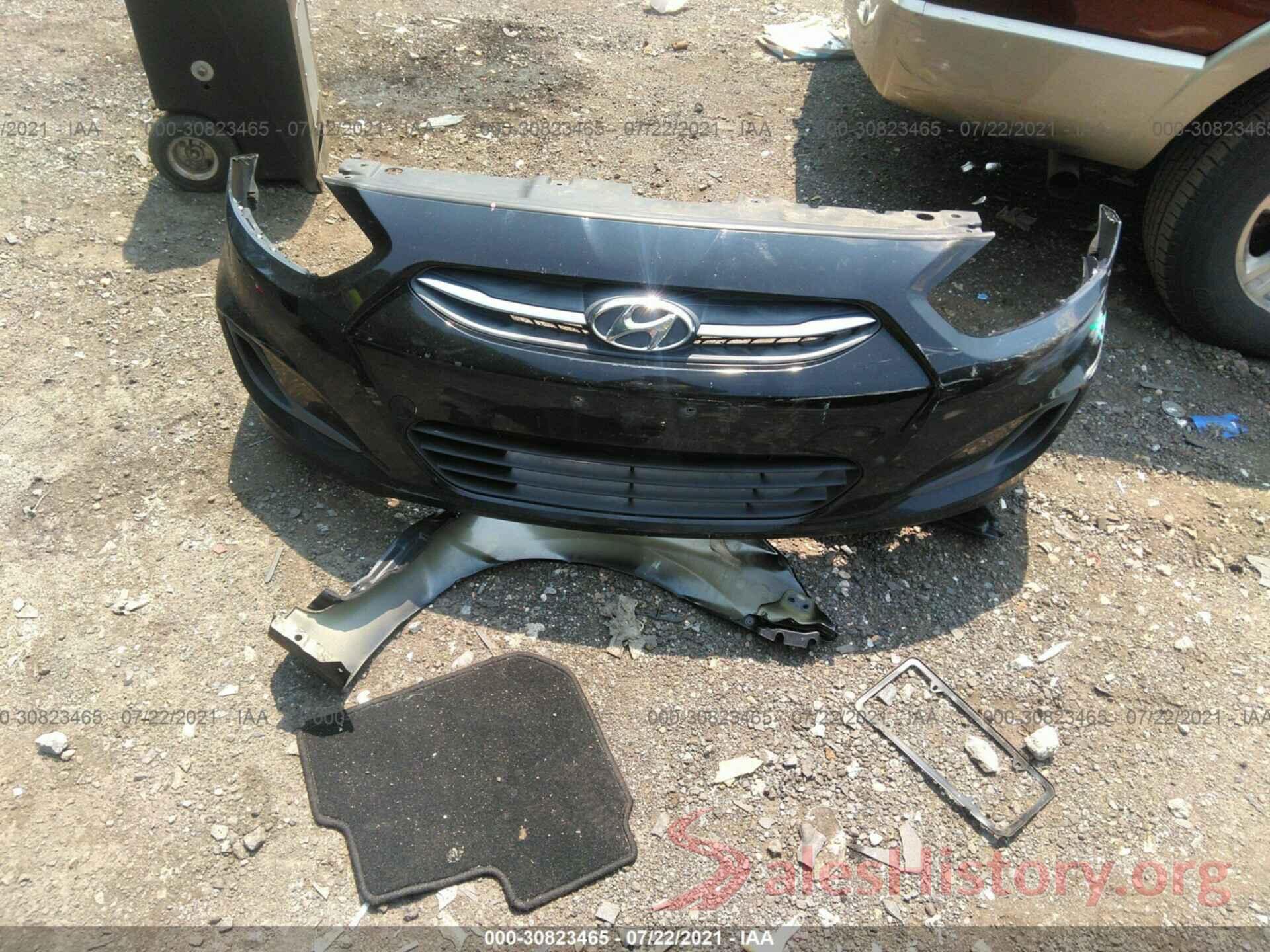 KMHCT4AEXHU342867 2017 HYUNDAI ACCENT