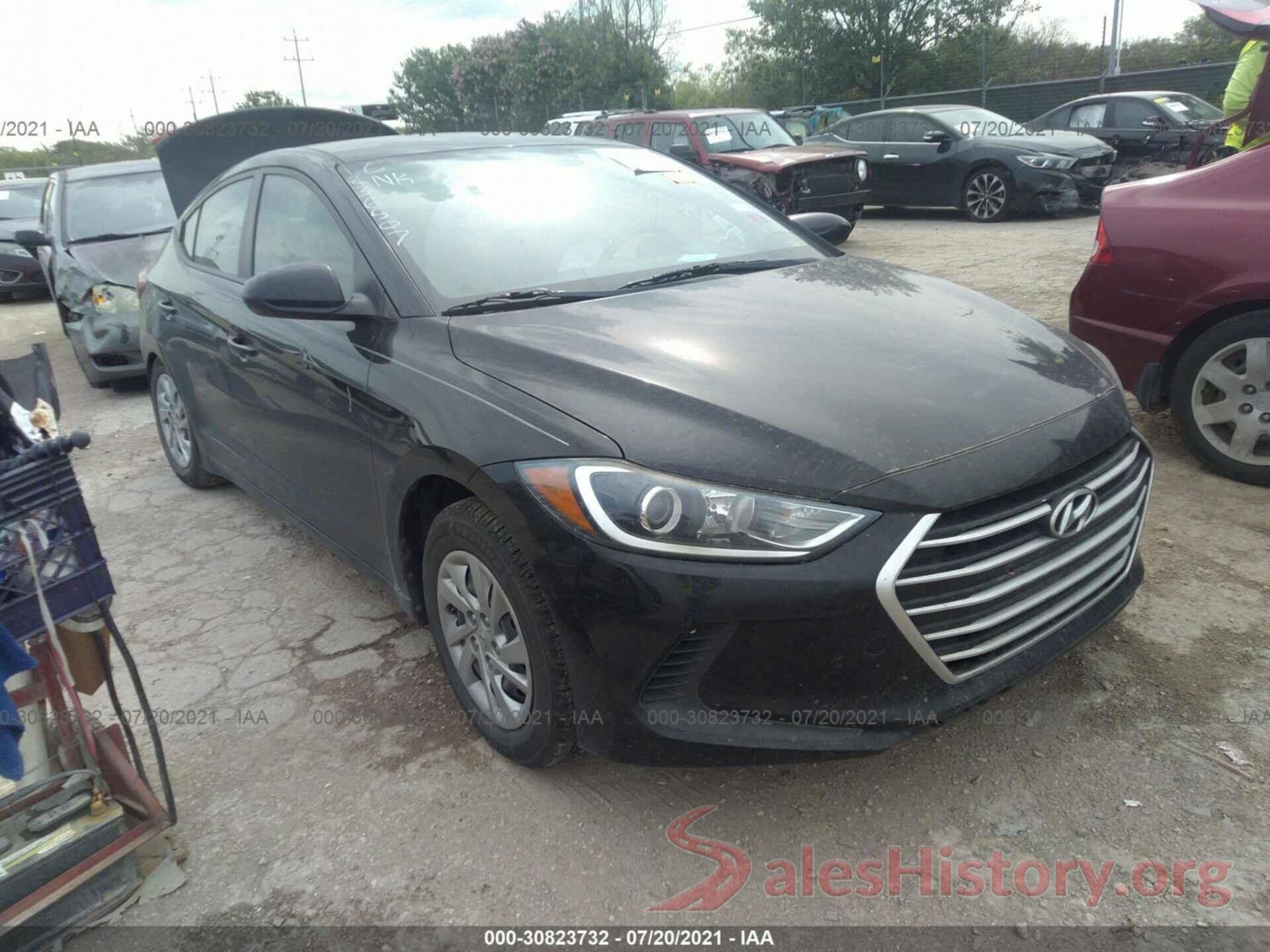 KMHD74LFXHU117735 2017 HYUNDAI ELANTRA