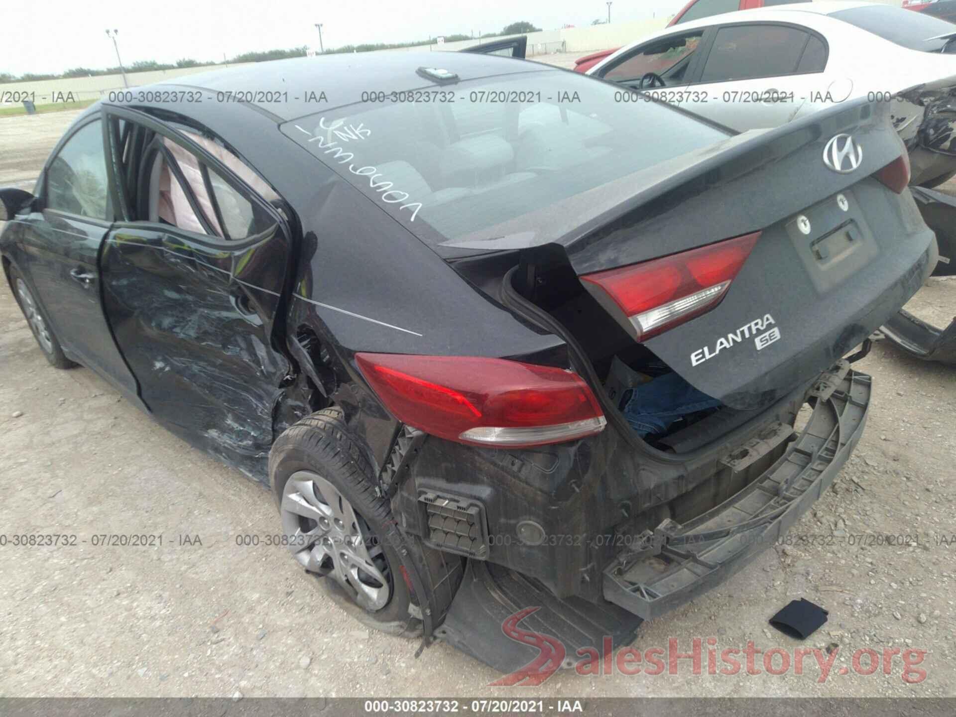 KMHD74LFXHU117735 2017 HYUNDAI ELANTRA