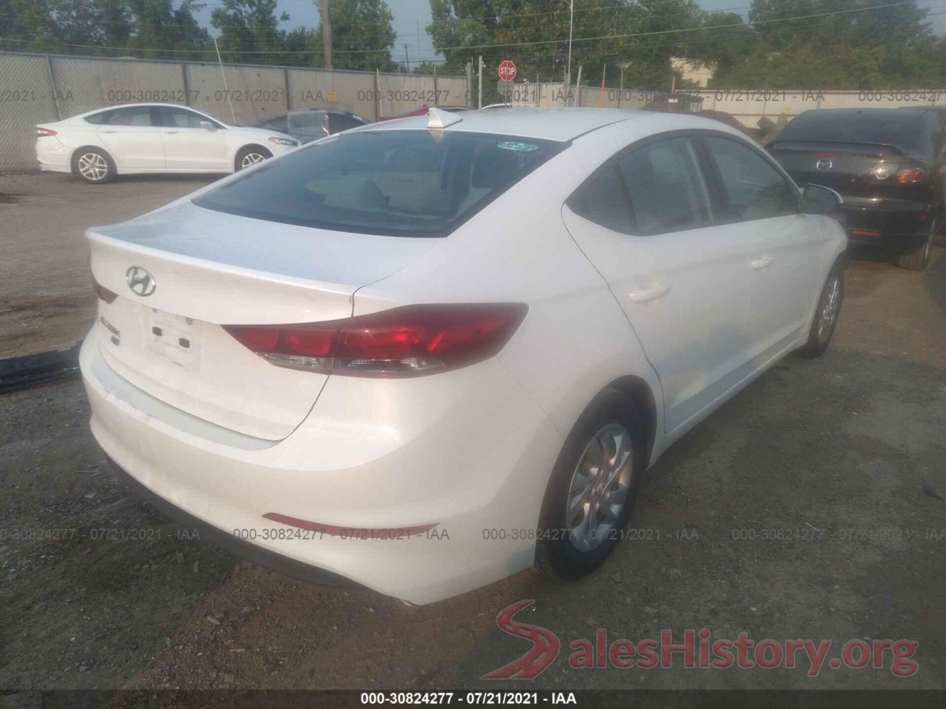 5NPD74LF2HH212742 2017 HYUNDAI ELANTRA