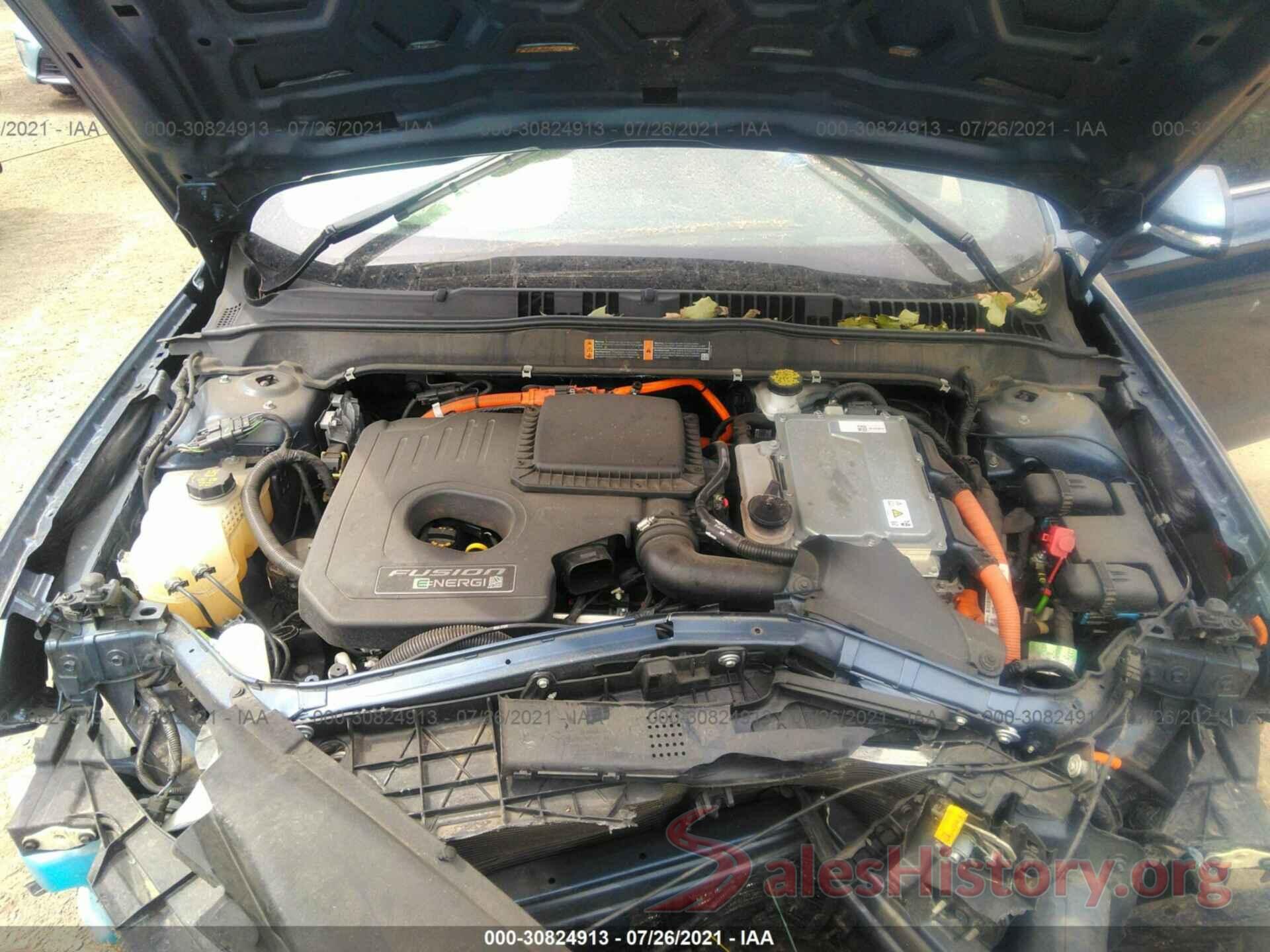 3FA6P0SU1KR108822 2019 FORD FUSION ENERGI