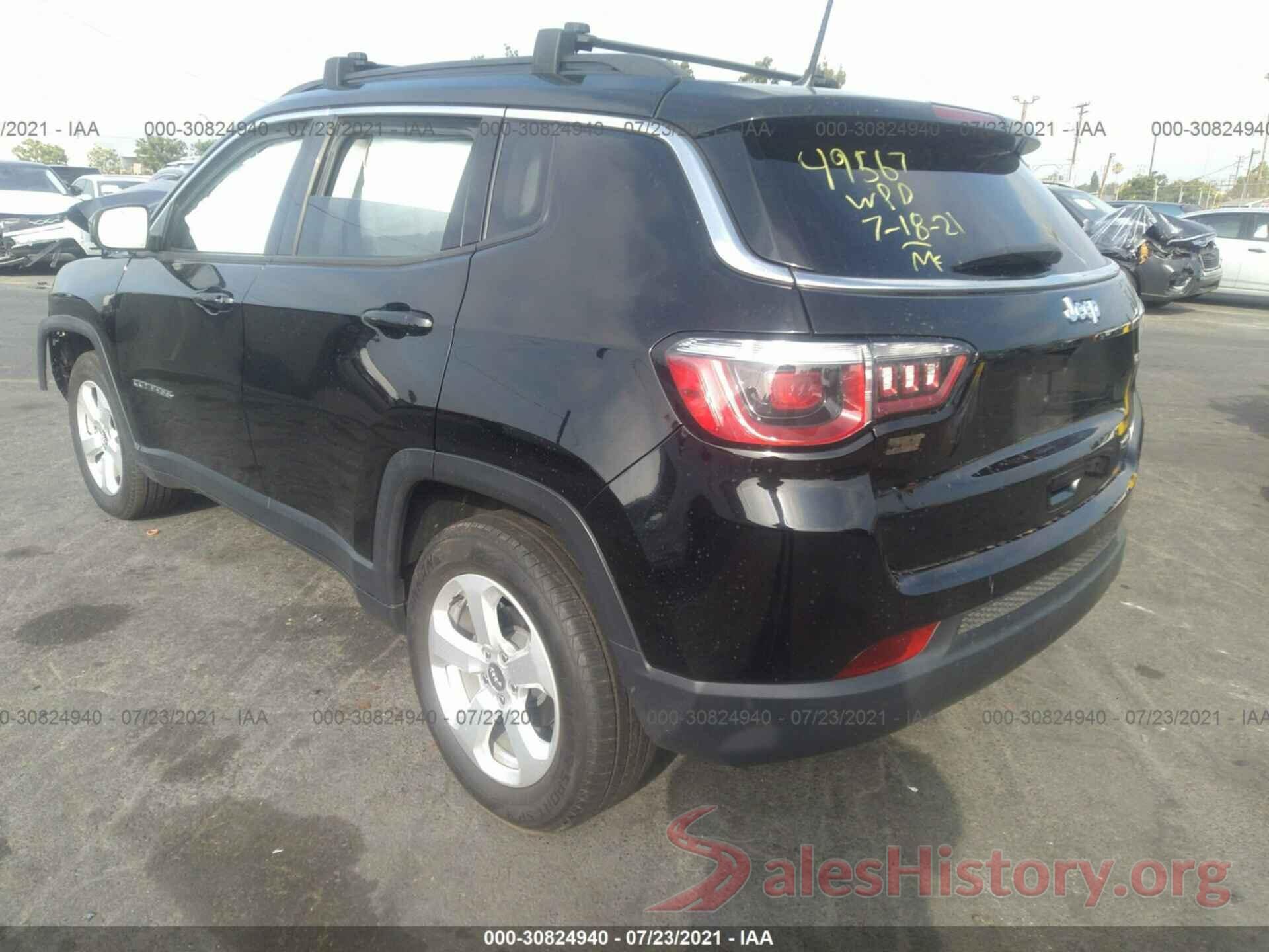 3C4NJCBB3JT233619 2018 JEEP COMPASS