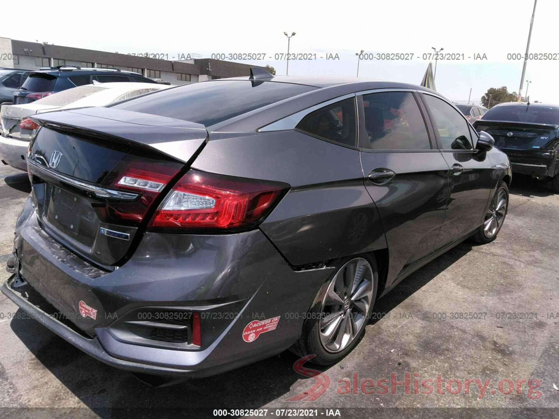 JHMZC5F10JC004351 2018 HONDA CLARITY PLUG-IN HYBRID