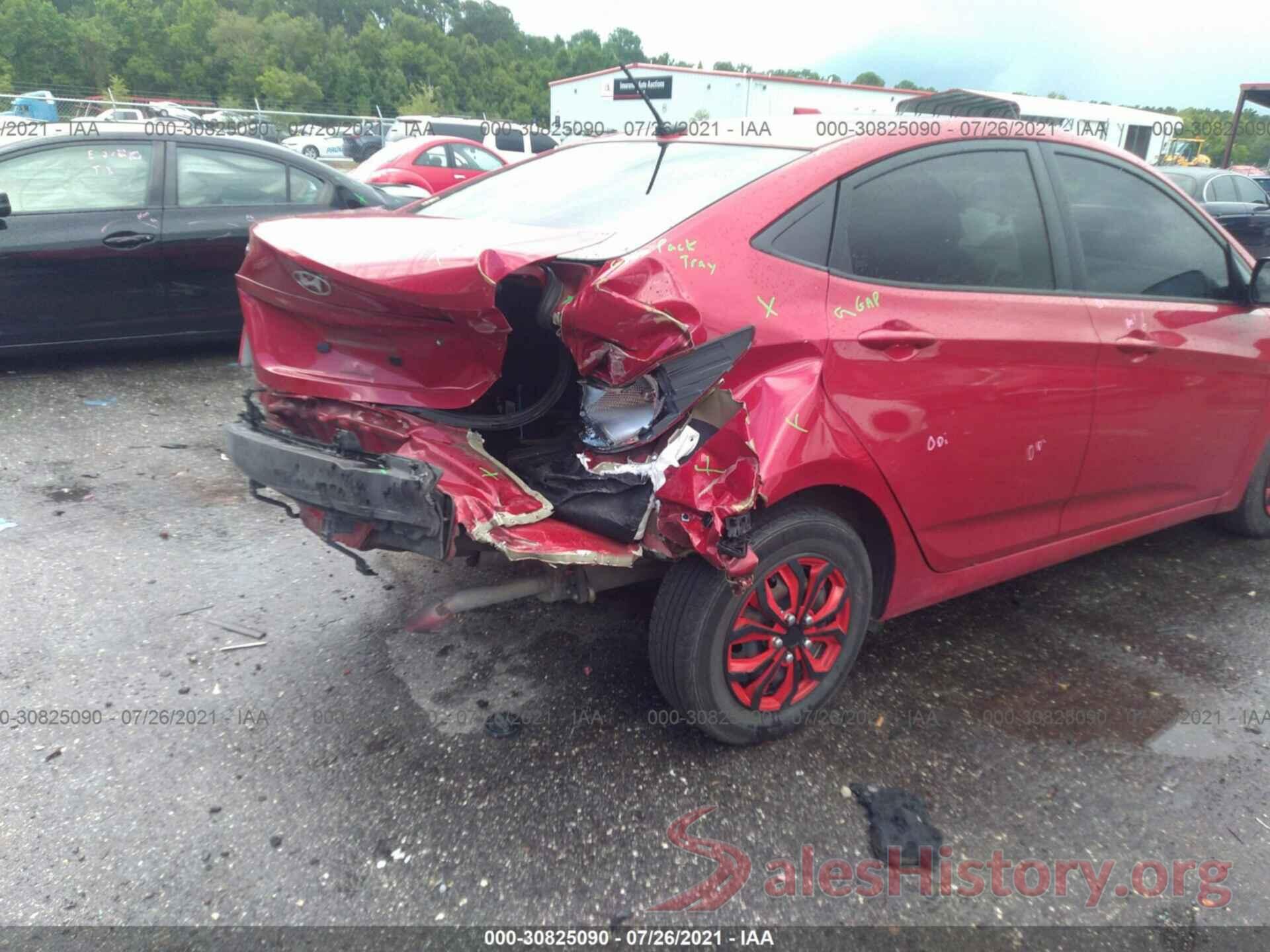 KMHCT4AE7GU038782 2016 HYUNDAI ACCENT