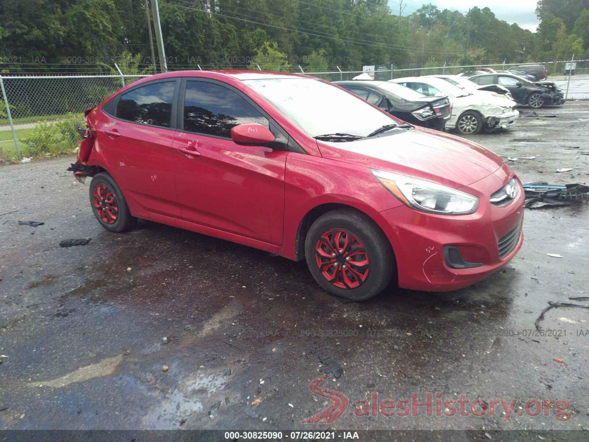 KMHCT4AE7GU038782 2016 HYUNDAI ACCENT