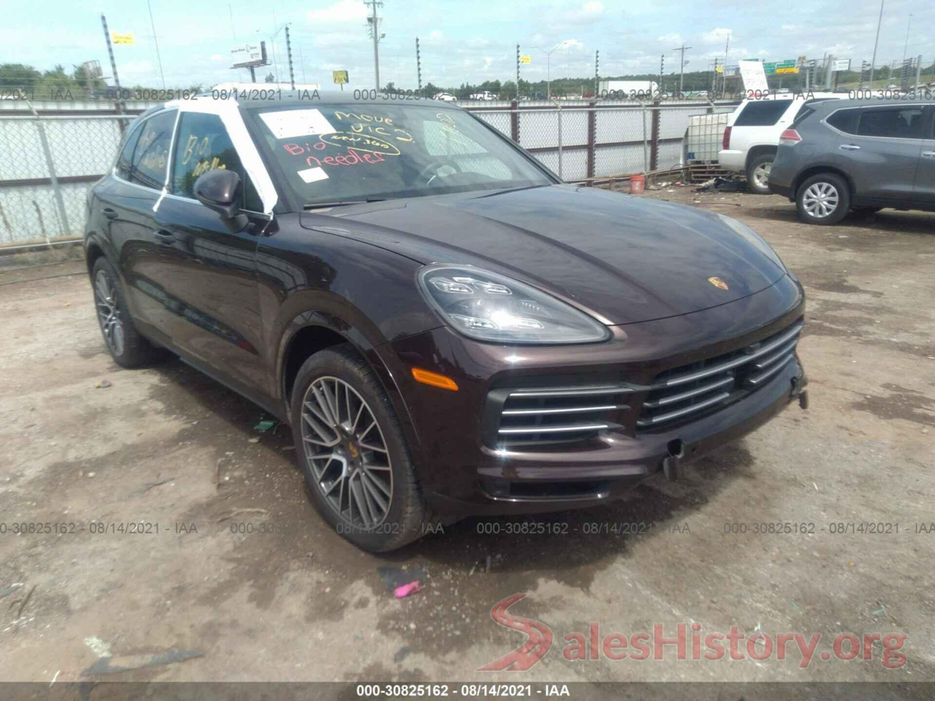 WP1AA2AY6LDA08388 2020 PORSCHE CAYENNE