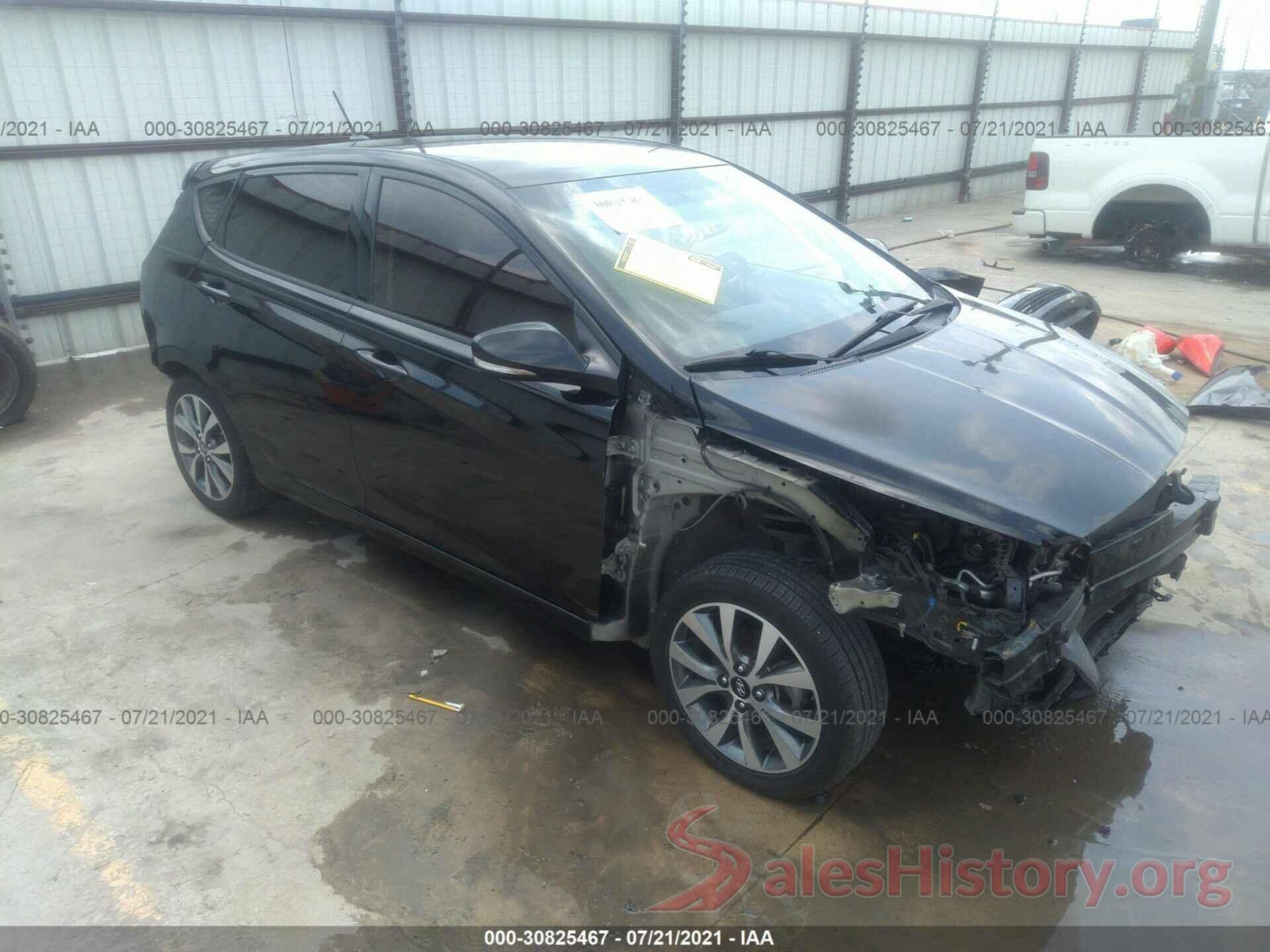 KMHCU5AE8GU249301 2016 HYUNDAI ACCENT