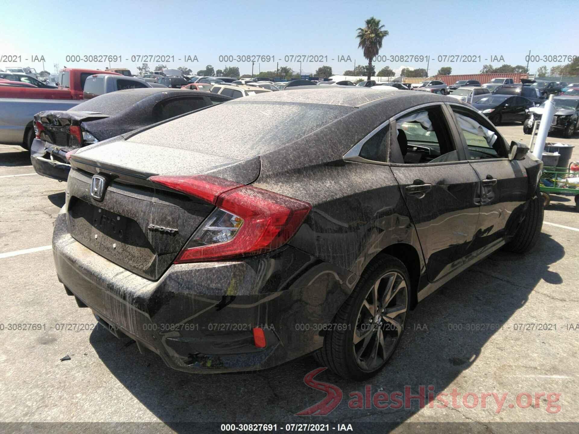 2HGFC2F86KH533318 2019 HONDA CIVIC SEDAN