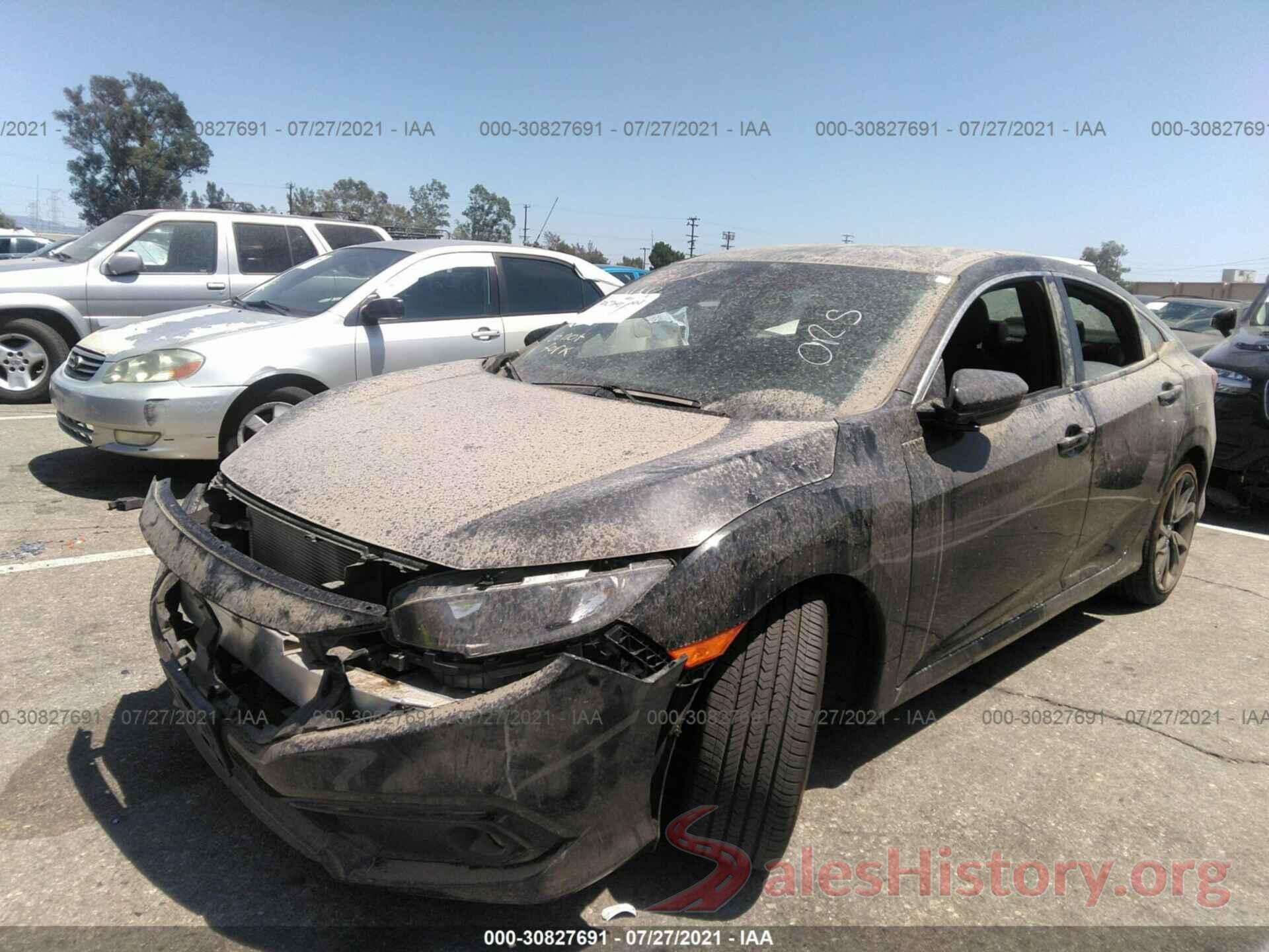 2HGFC2F86KH533318 2019 HONDA CIVIC SEDAN