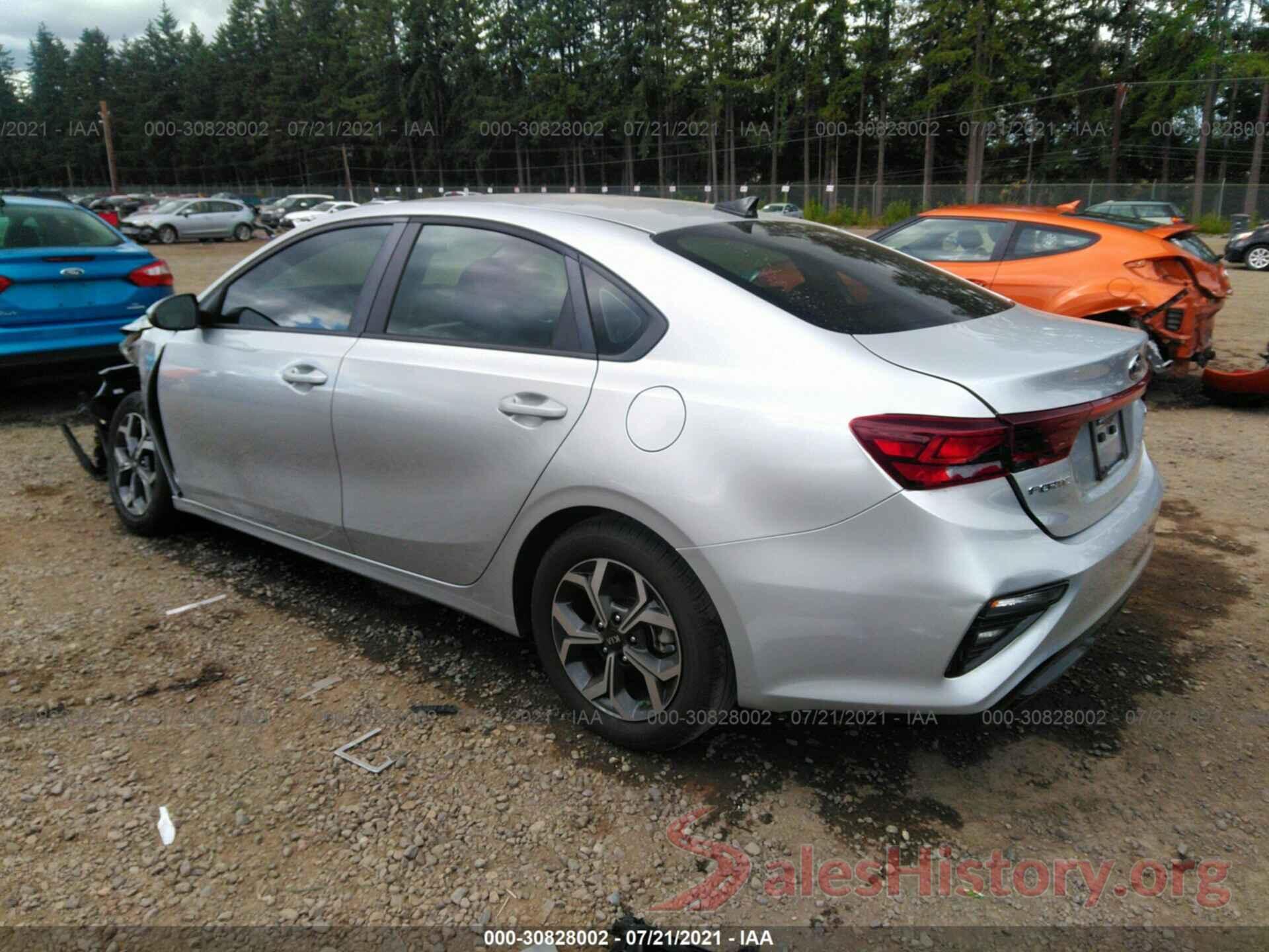 3KPF24AD2LE174886 2020 KIA FORTE