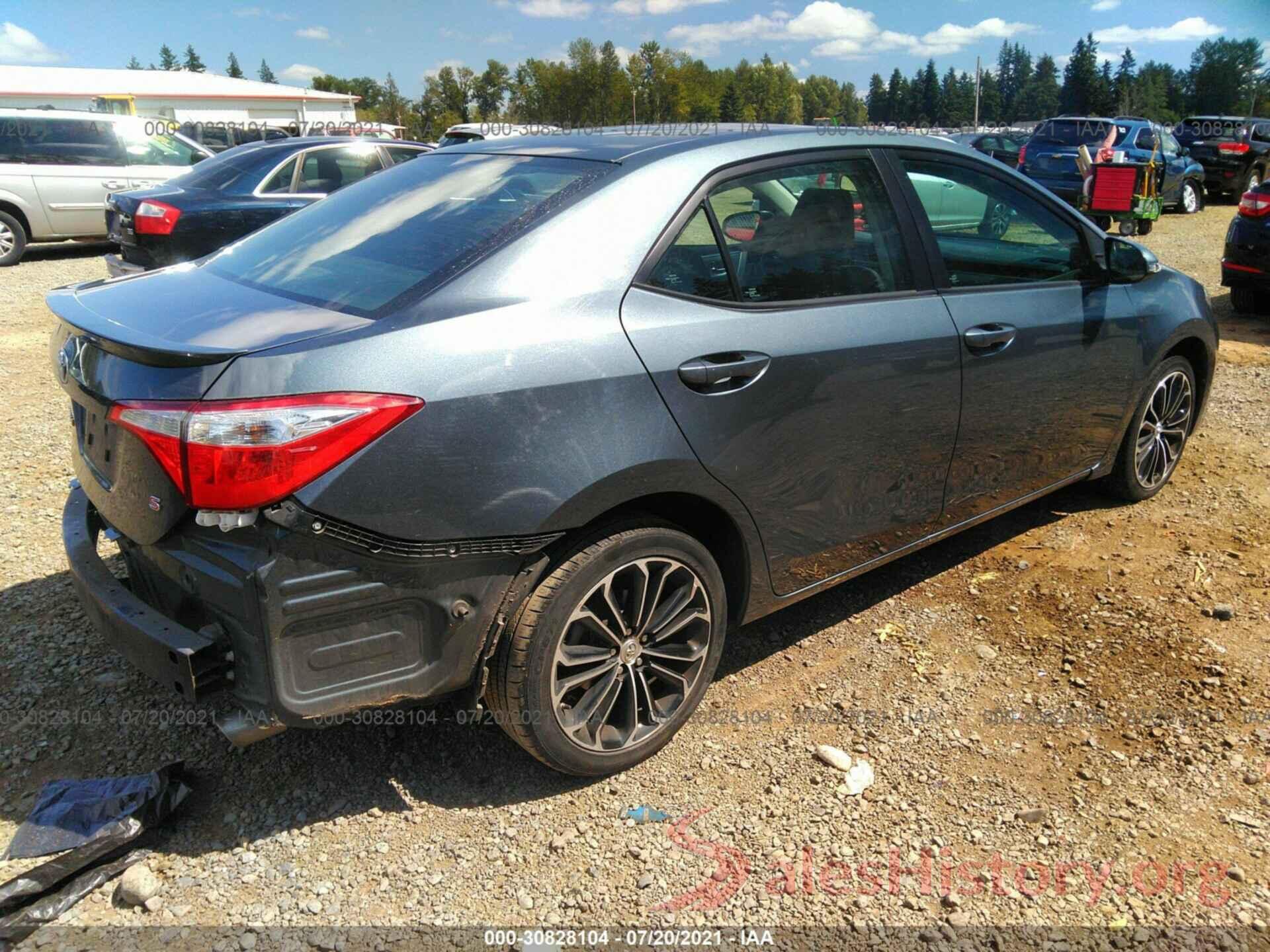 2T1BURHE3GC626823 2016 TOYOTA COROLLA