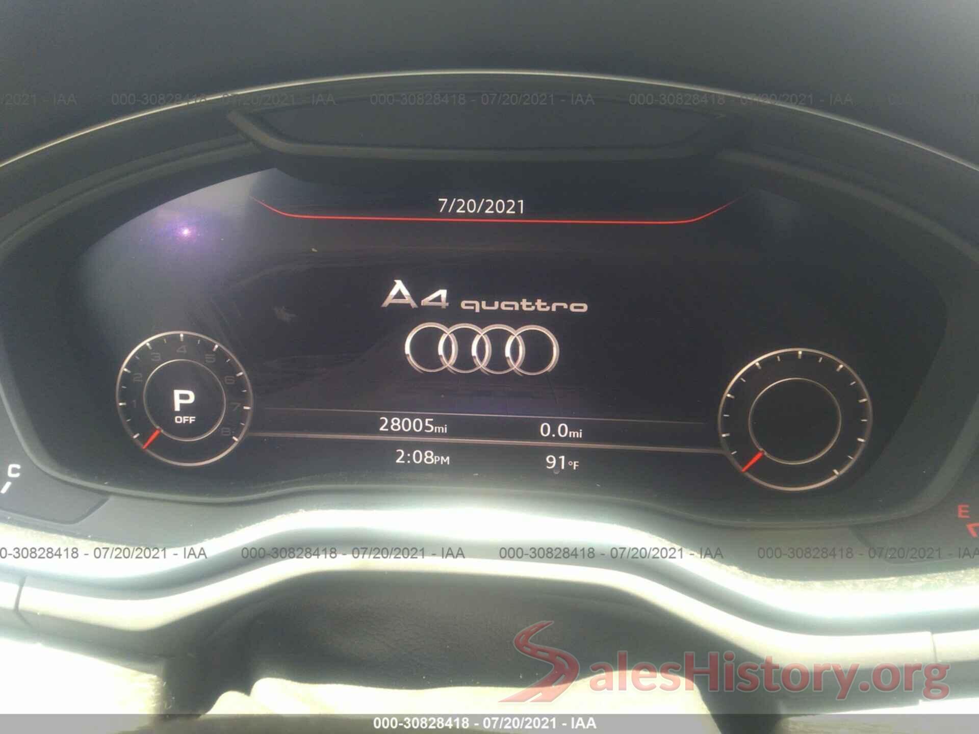 WAUENAF48JN017864 2018 AUDI A4