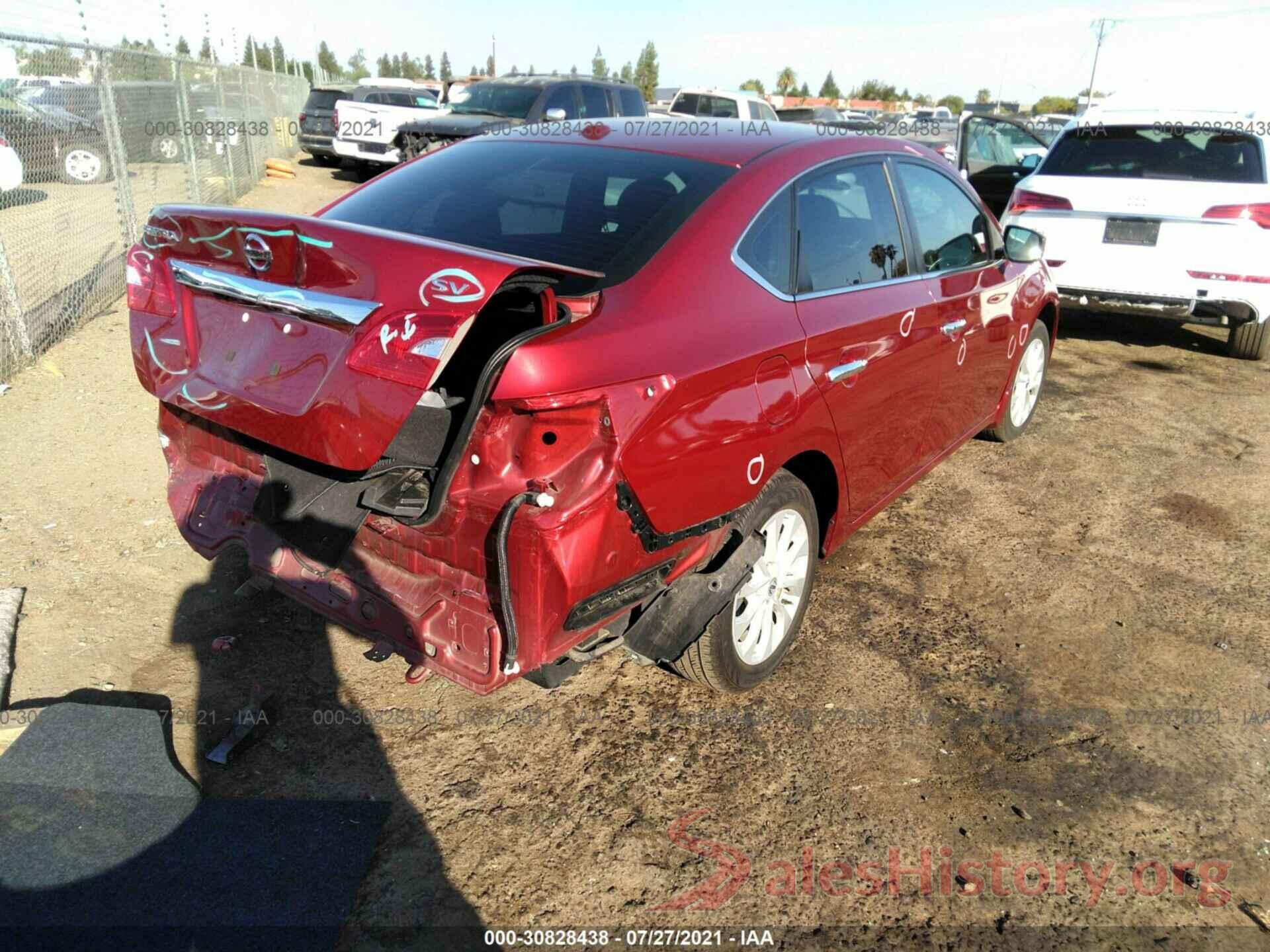 3N1AB7APXKY286843 2019 NISSAN SENTRA