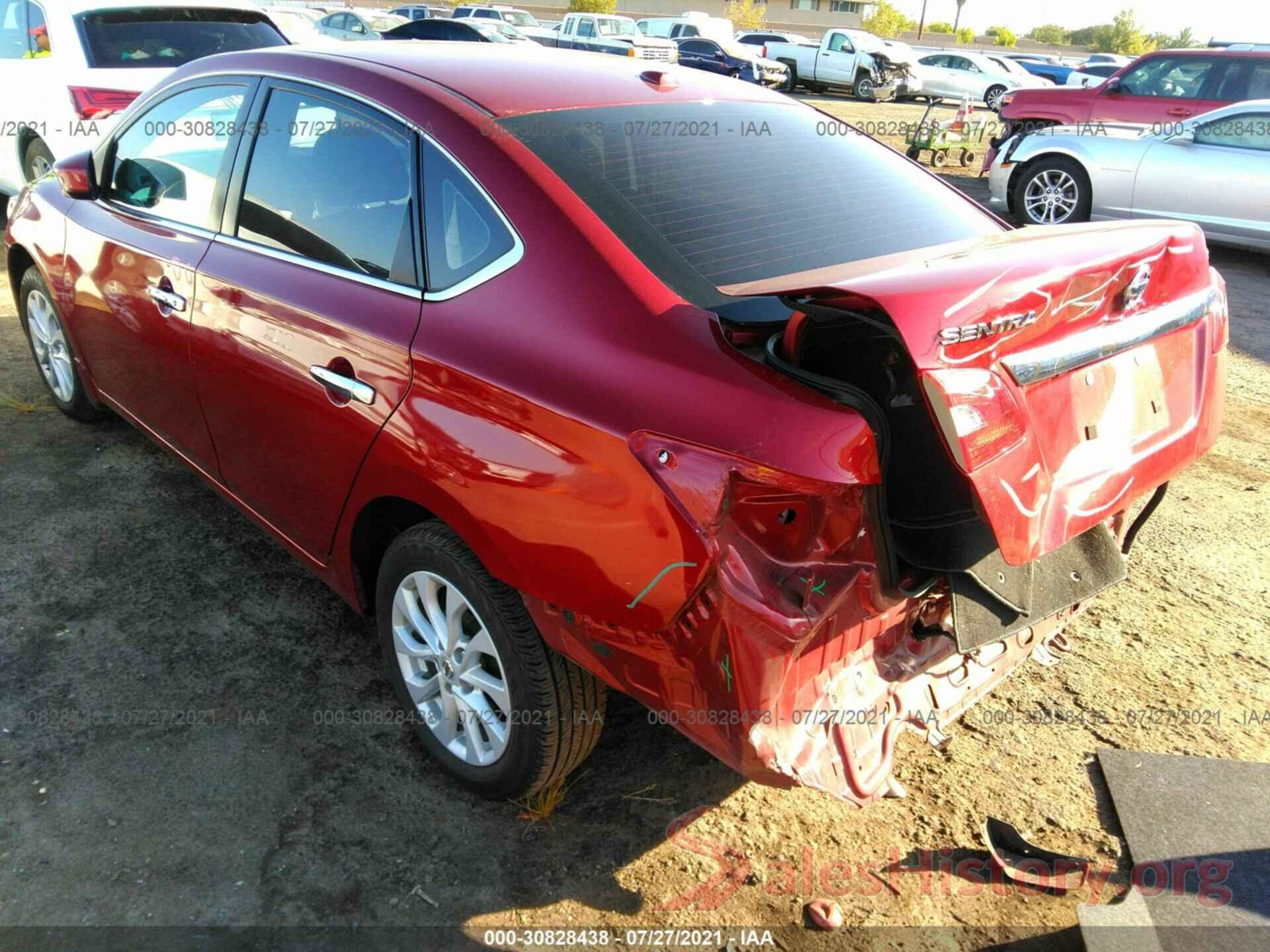 3N1AB7APXKY286843 2019 NISSAN SENTRA