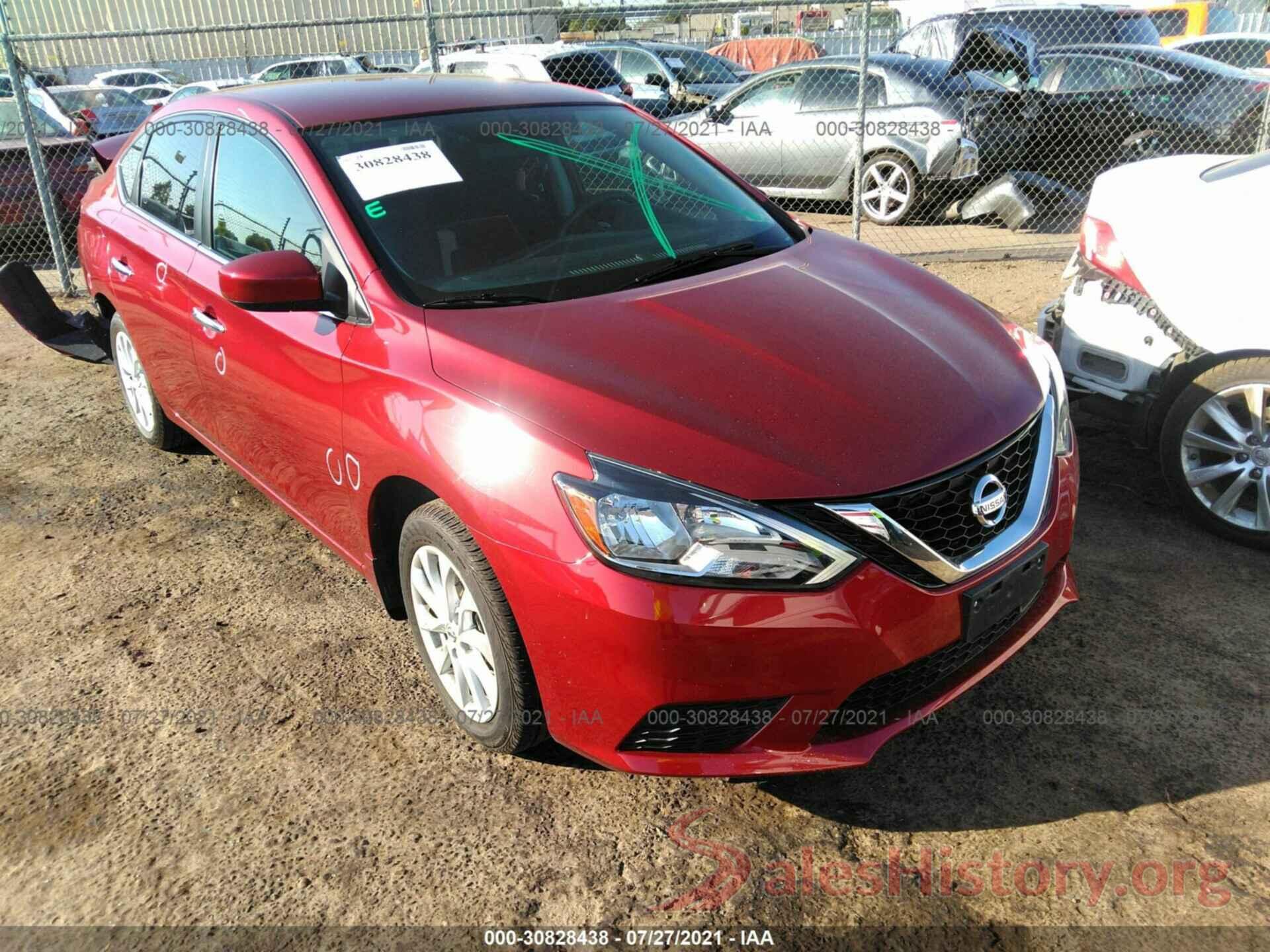 3N1AB7APXKY286843 2019 NISSAN SENTRA