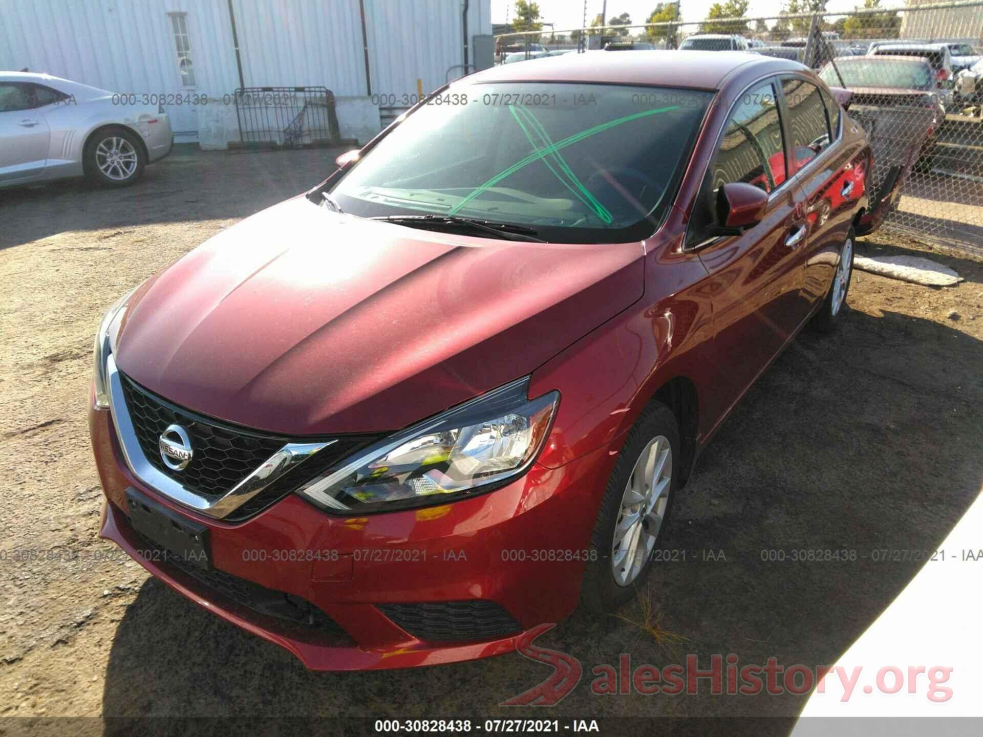 3N1AB7APXKY286843 2019 NISSAN SENTRA