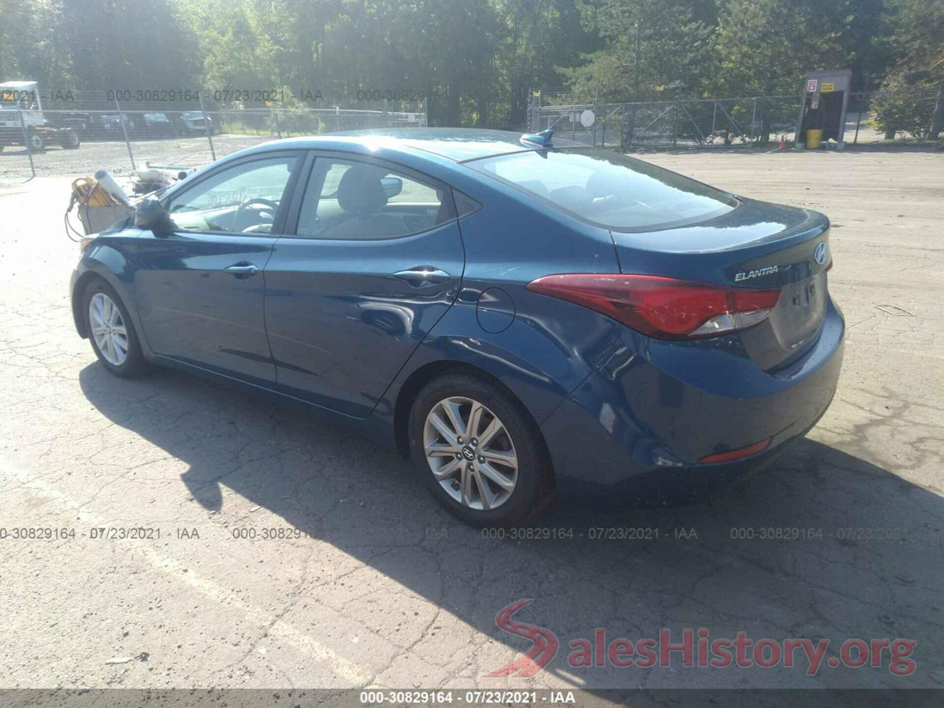 KMHDH4AE1GU587013 2016 HYUNDAI ELANTRA