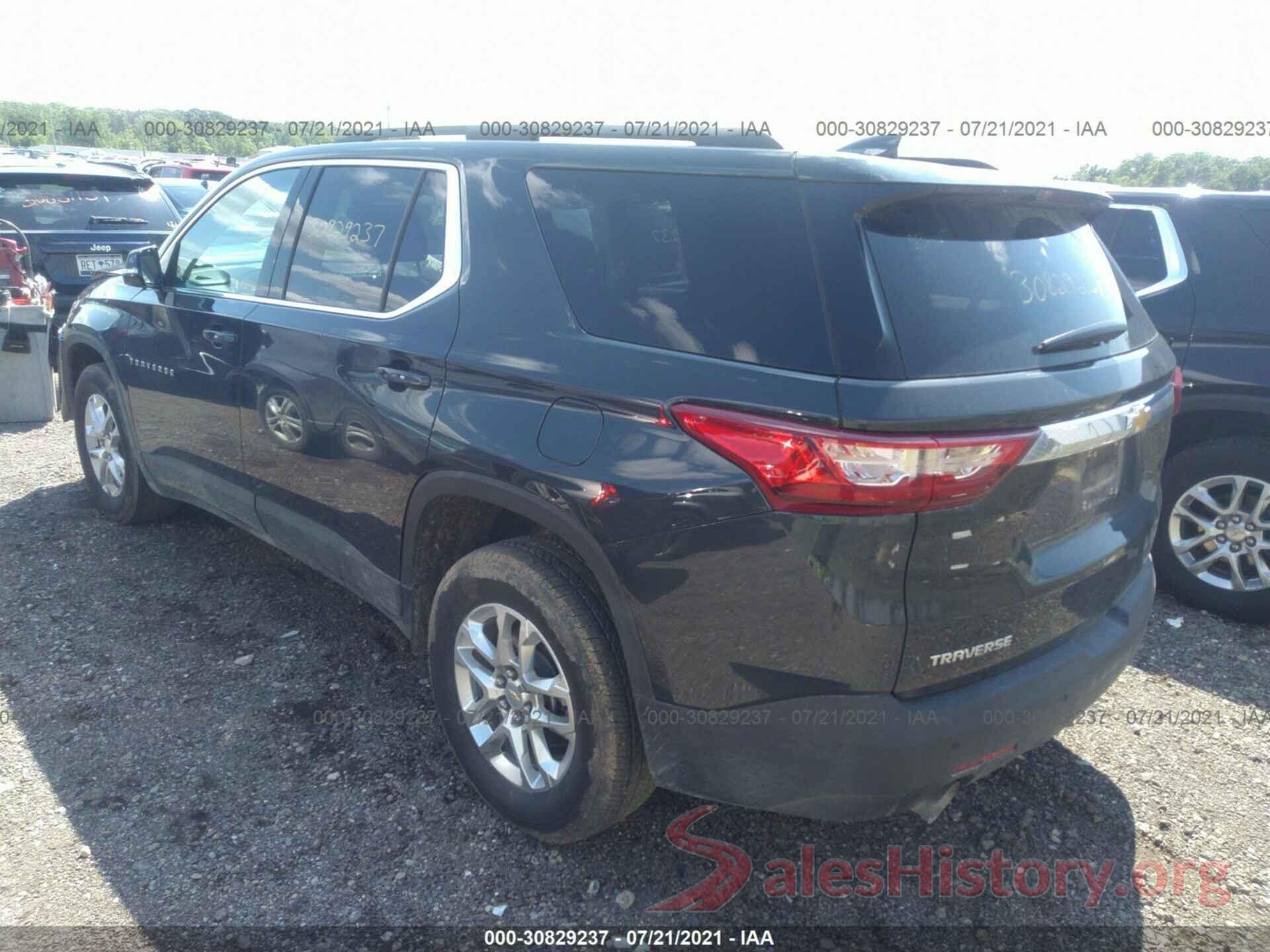 1GNERGKW2LJ247435 2020 CHEVROLET TRAVERSE