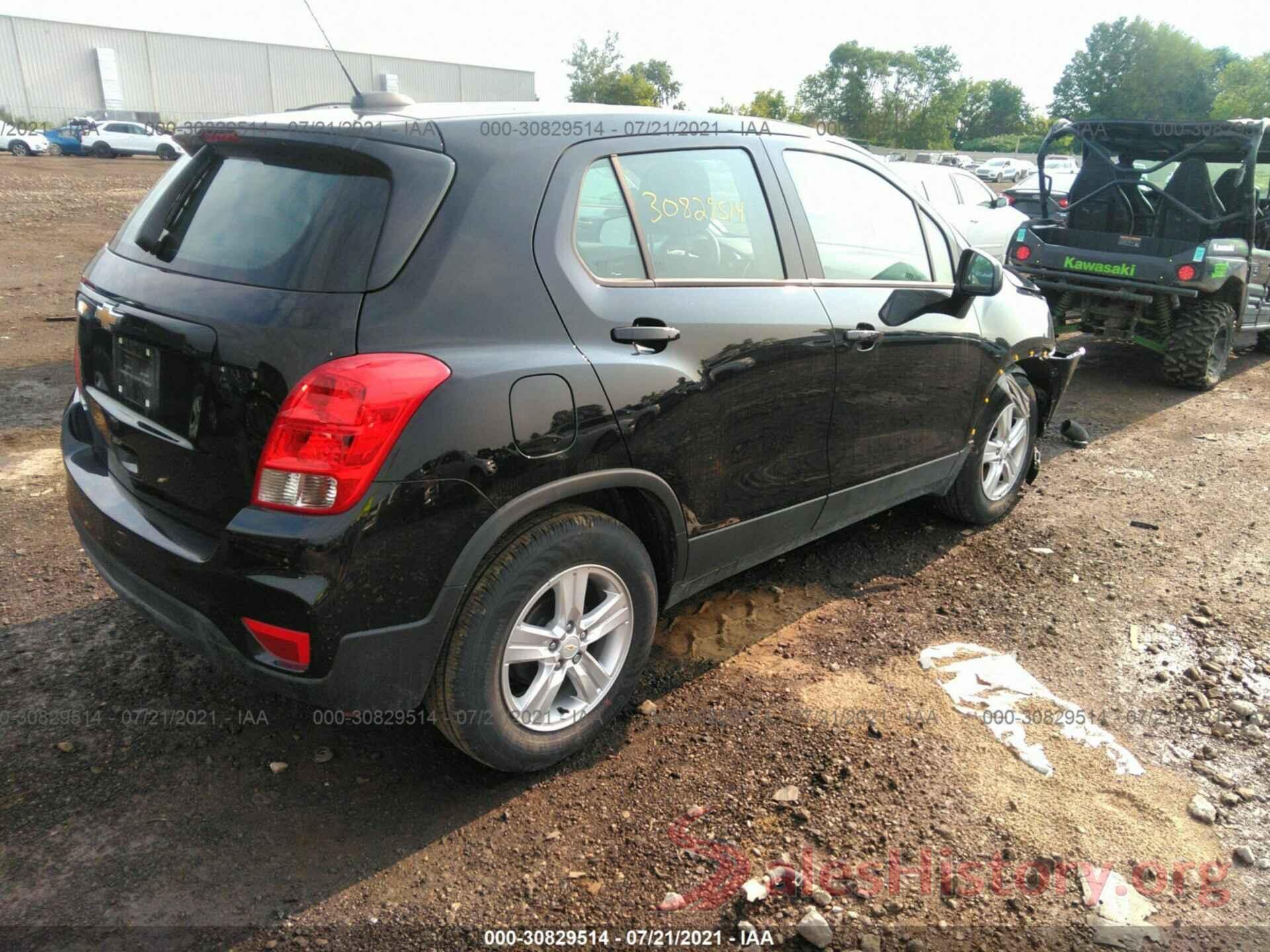 KL7CJKSBXLB091627 2020 CHEVROLET TRAX