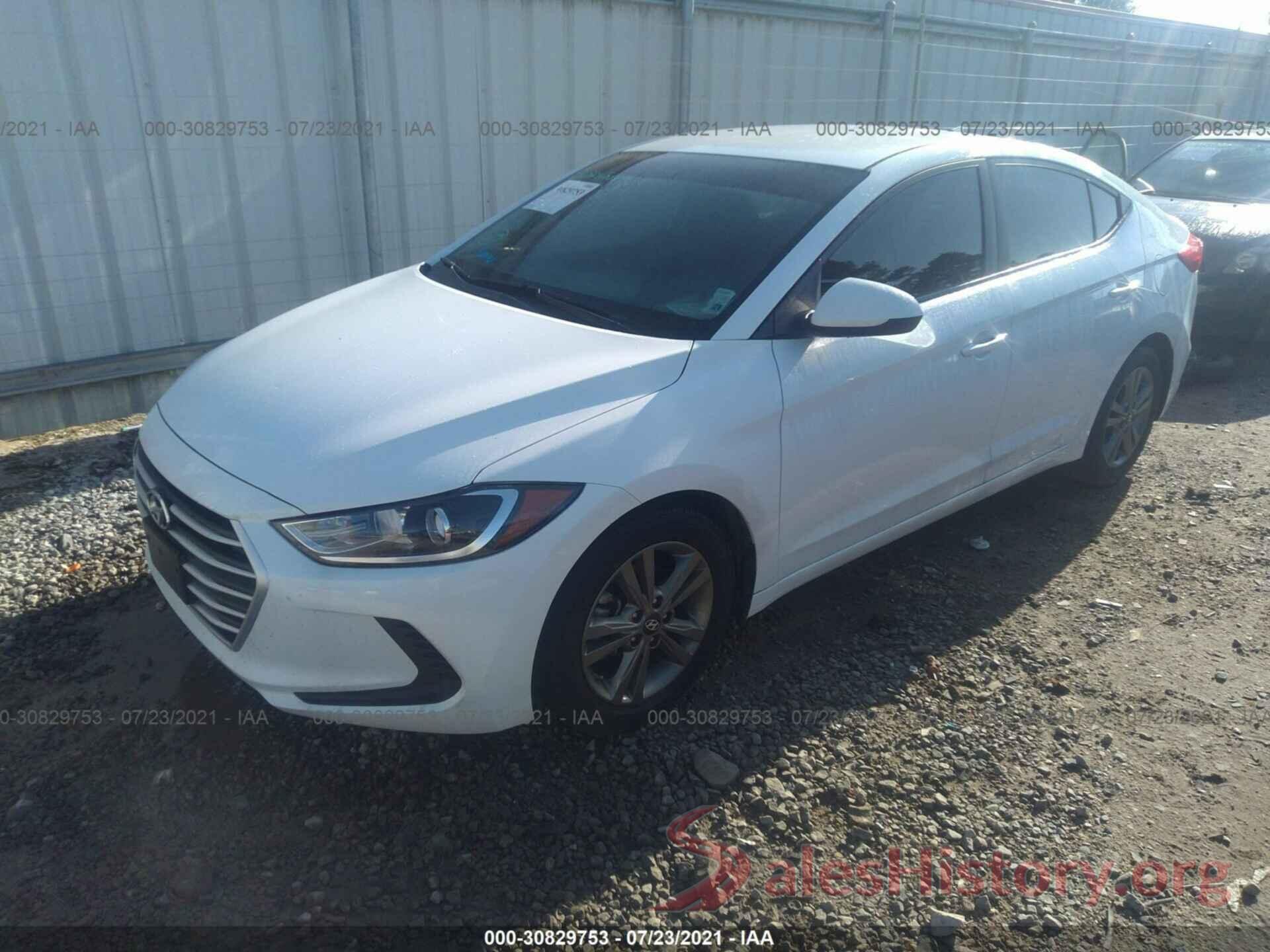 5NPD84LF7JH302326 2018 HYUNDAI ELANTRA