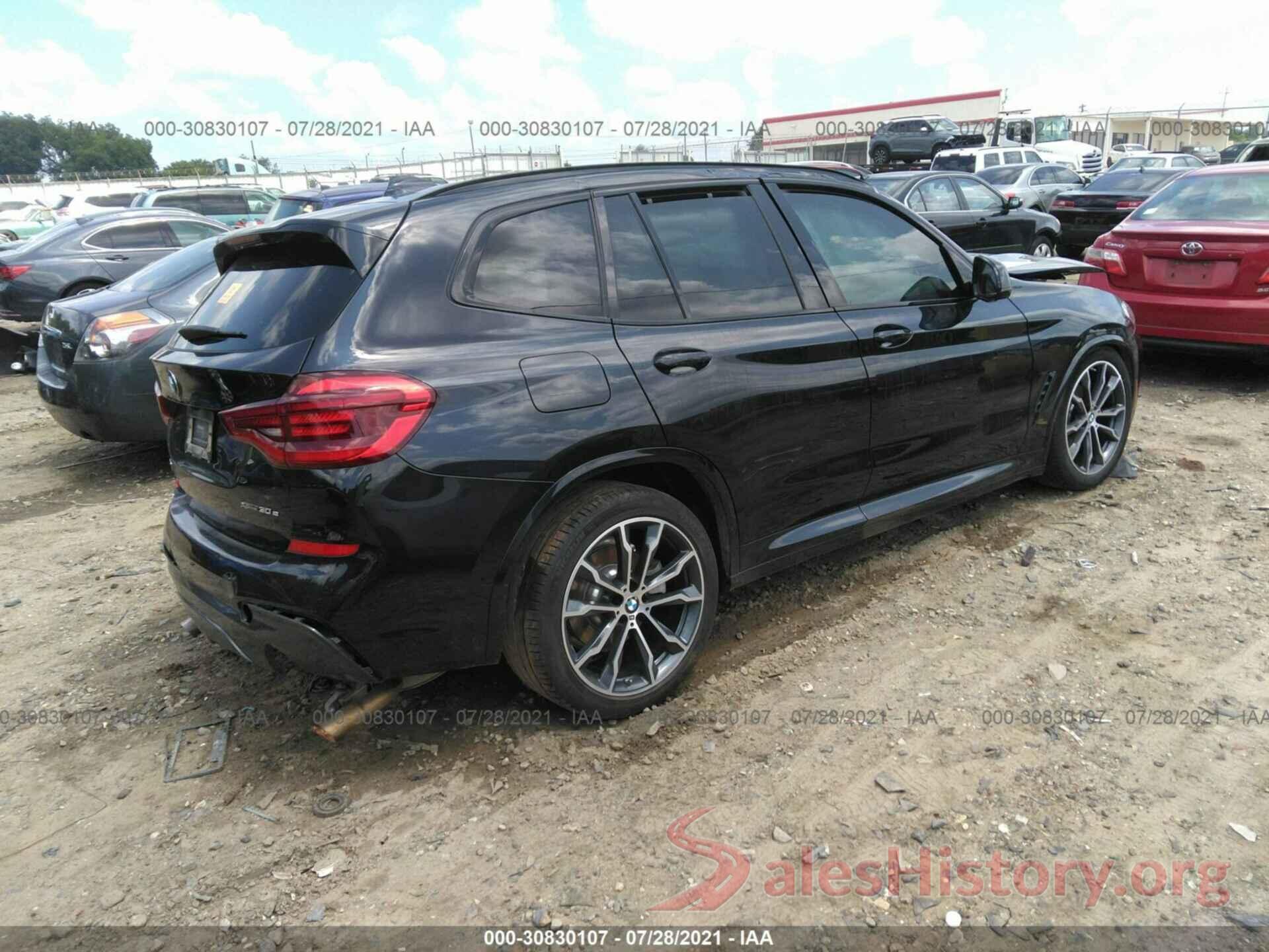 5UXTS1C07M9E74250 2021 BMW X3