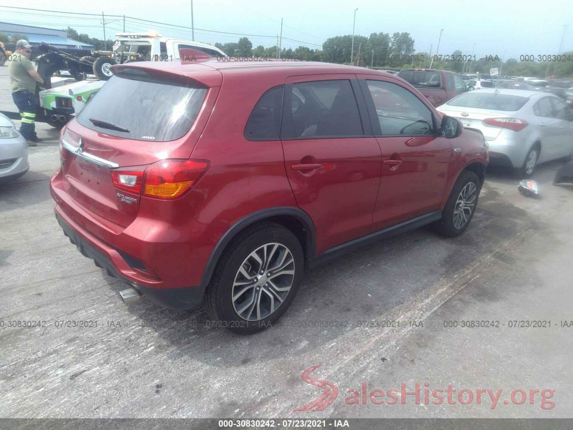 JA4AR3AUXKU008481 2019 MITSUBISHI OUTLANDER SPORT